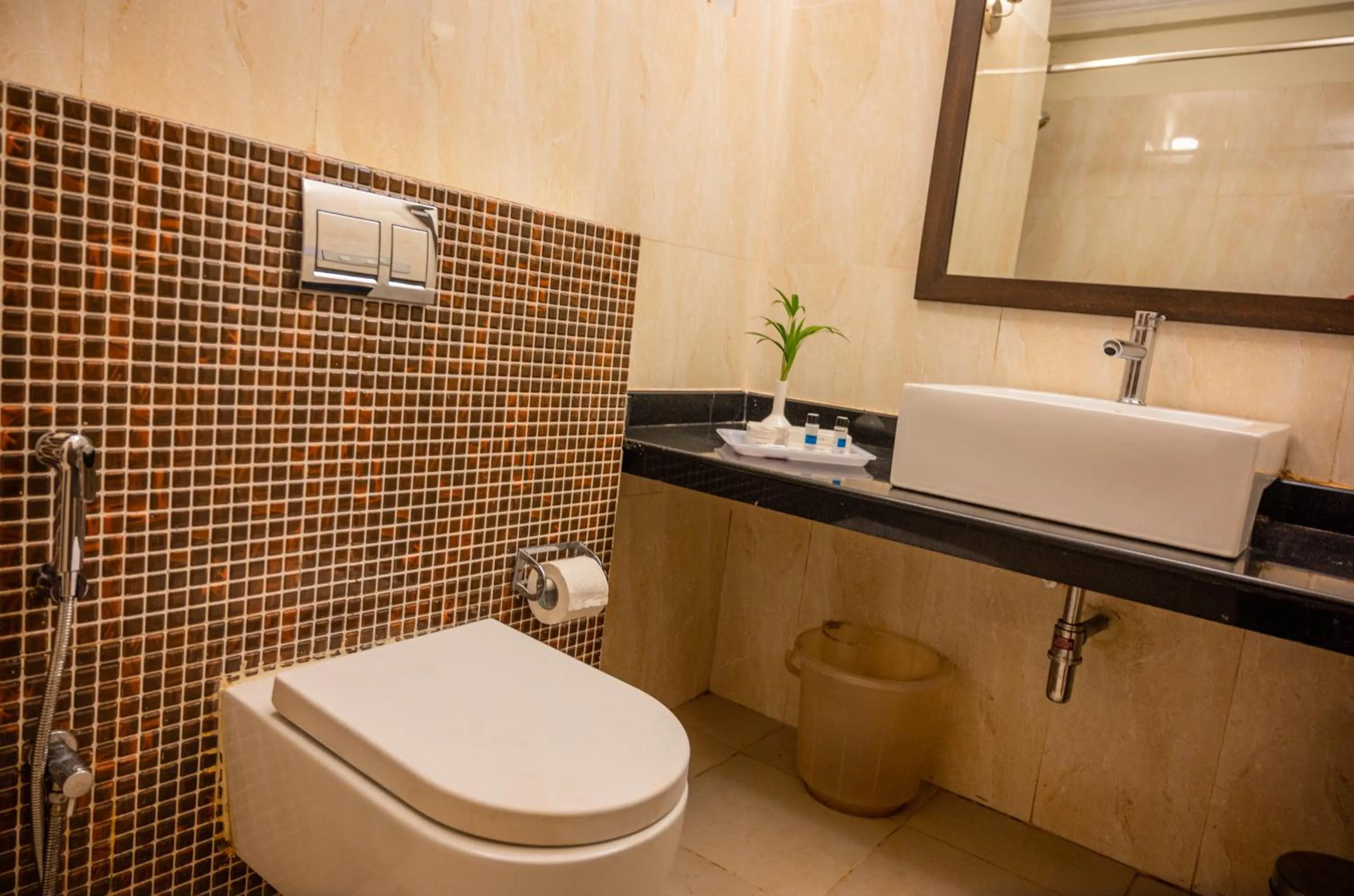 Toilet in La Oasis by Meraden ,Goa