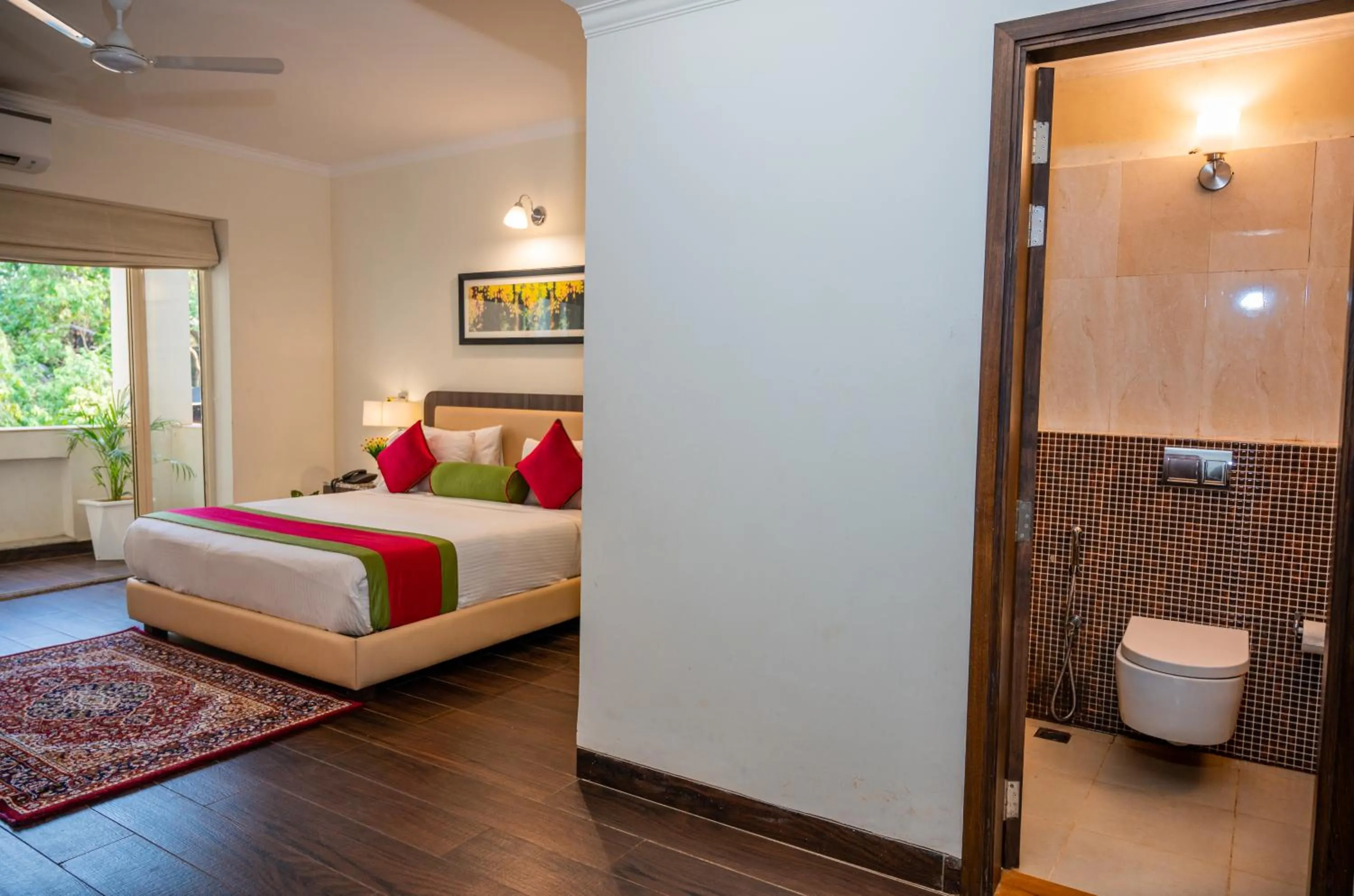 Toilet, Bed in La Oasis by Meraden ,Goa