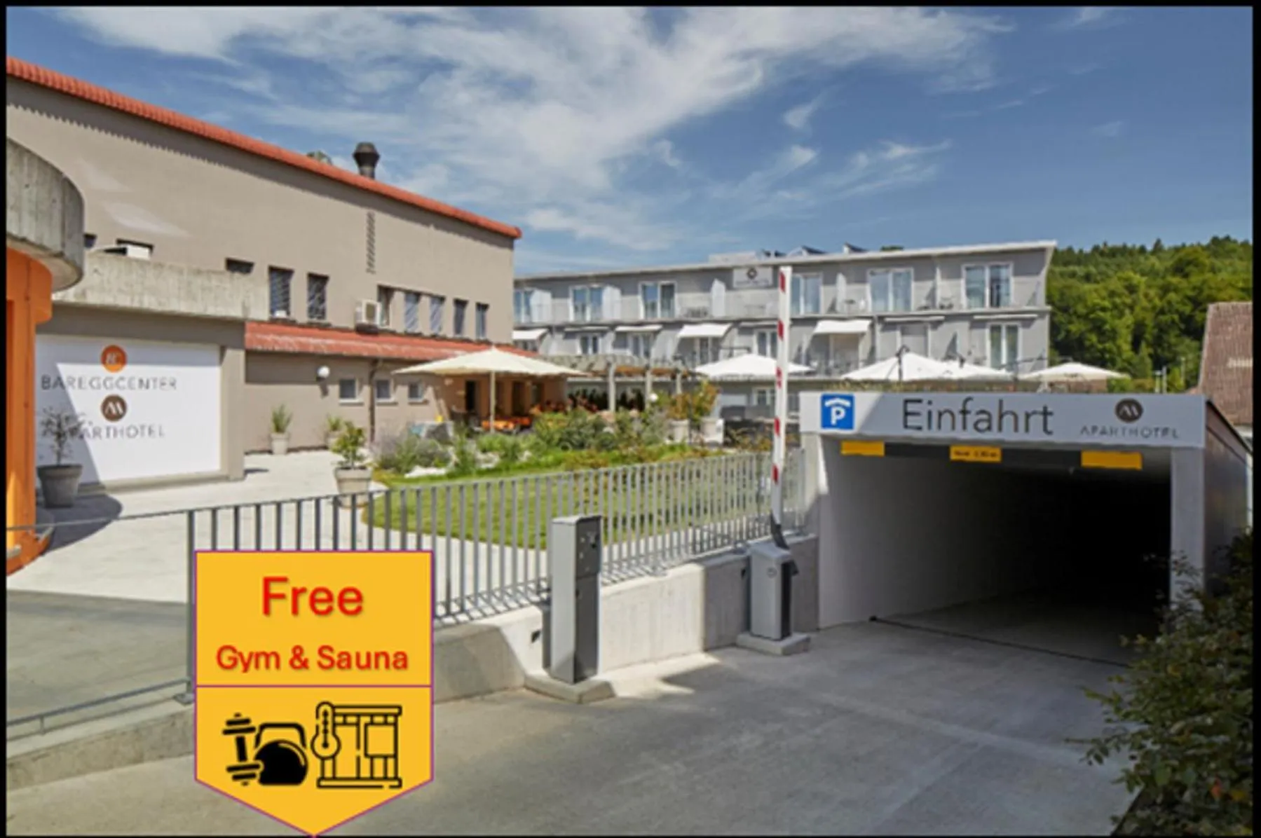 Property building in Aparthotel Baden