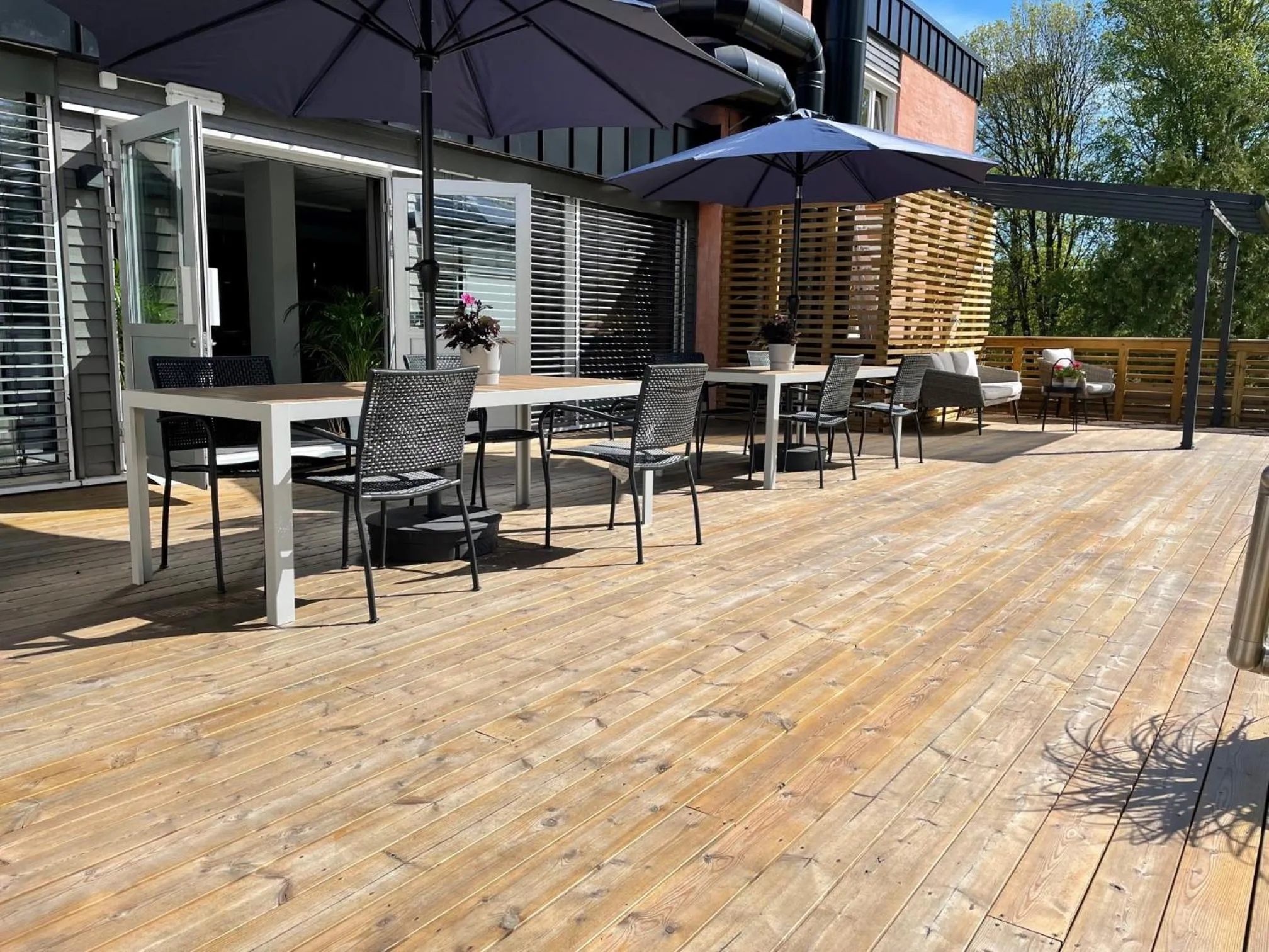 Patio in Emma Gjestehus