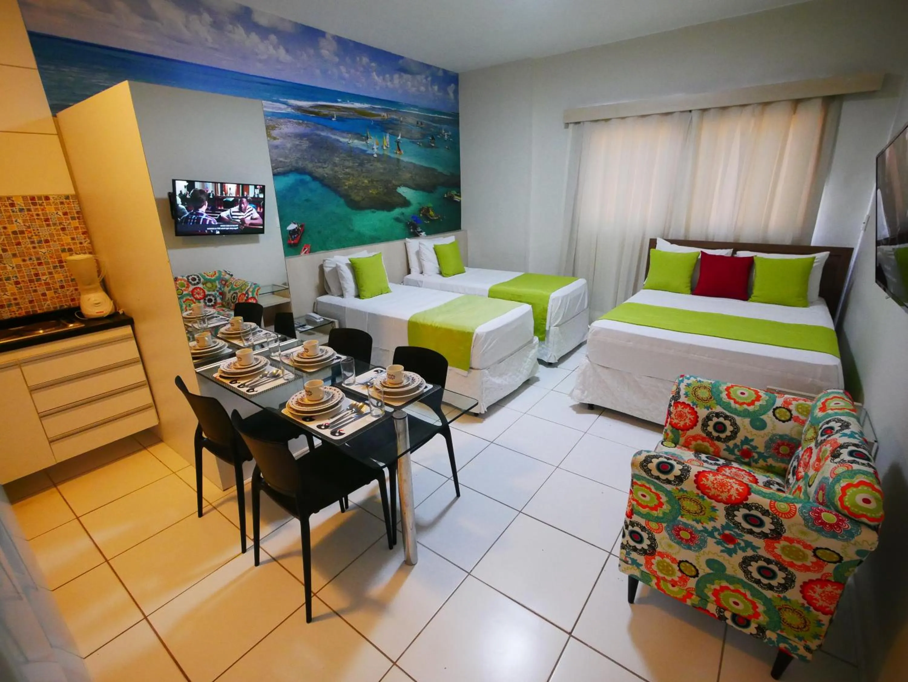 Photo of the whole room, Bed in Pousada Marie Claire Flats