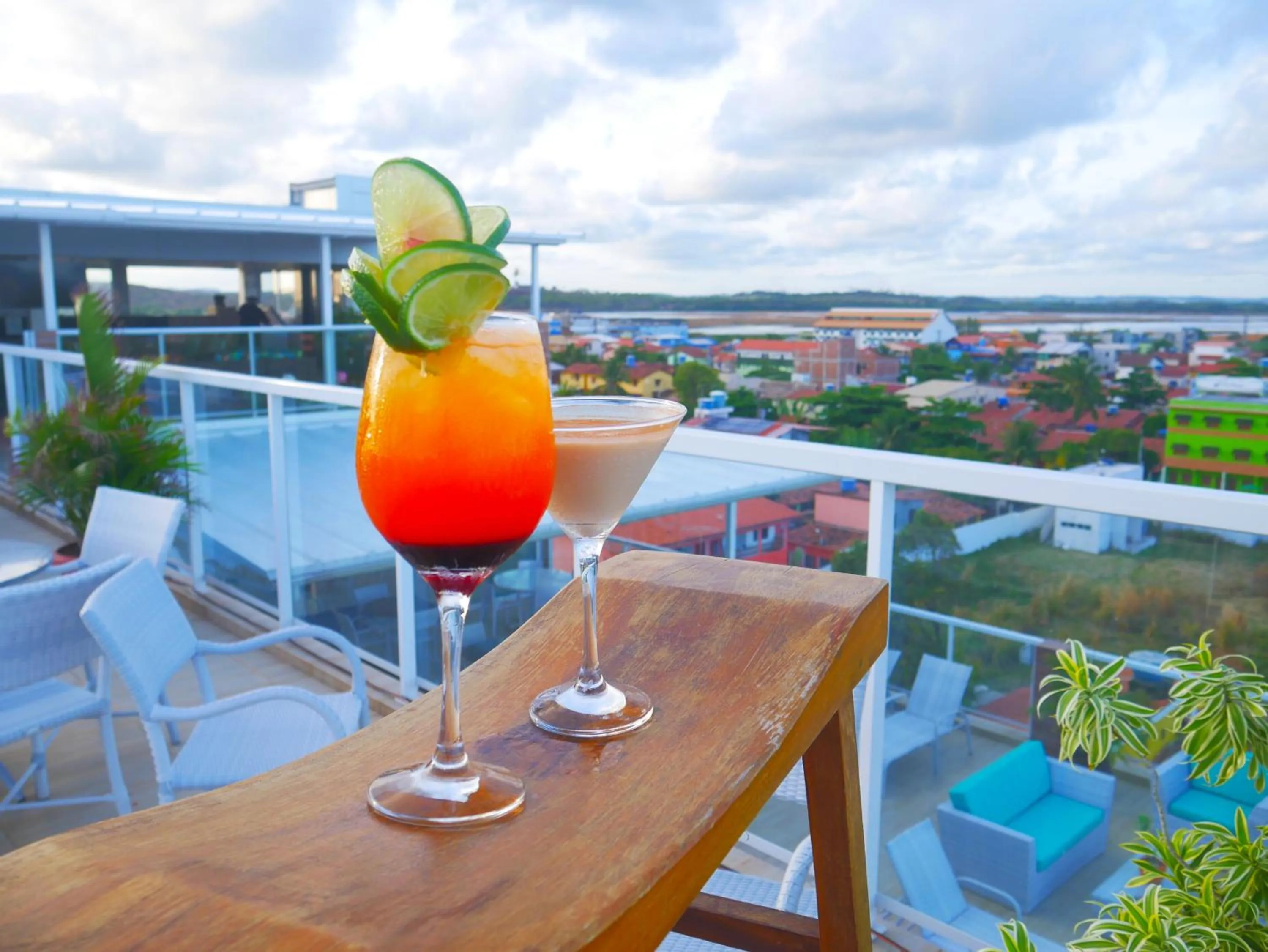 Balcony/Terrace in Pousada Marie Claire Flats