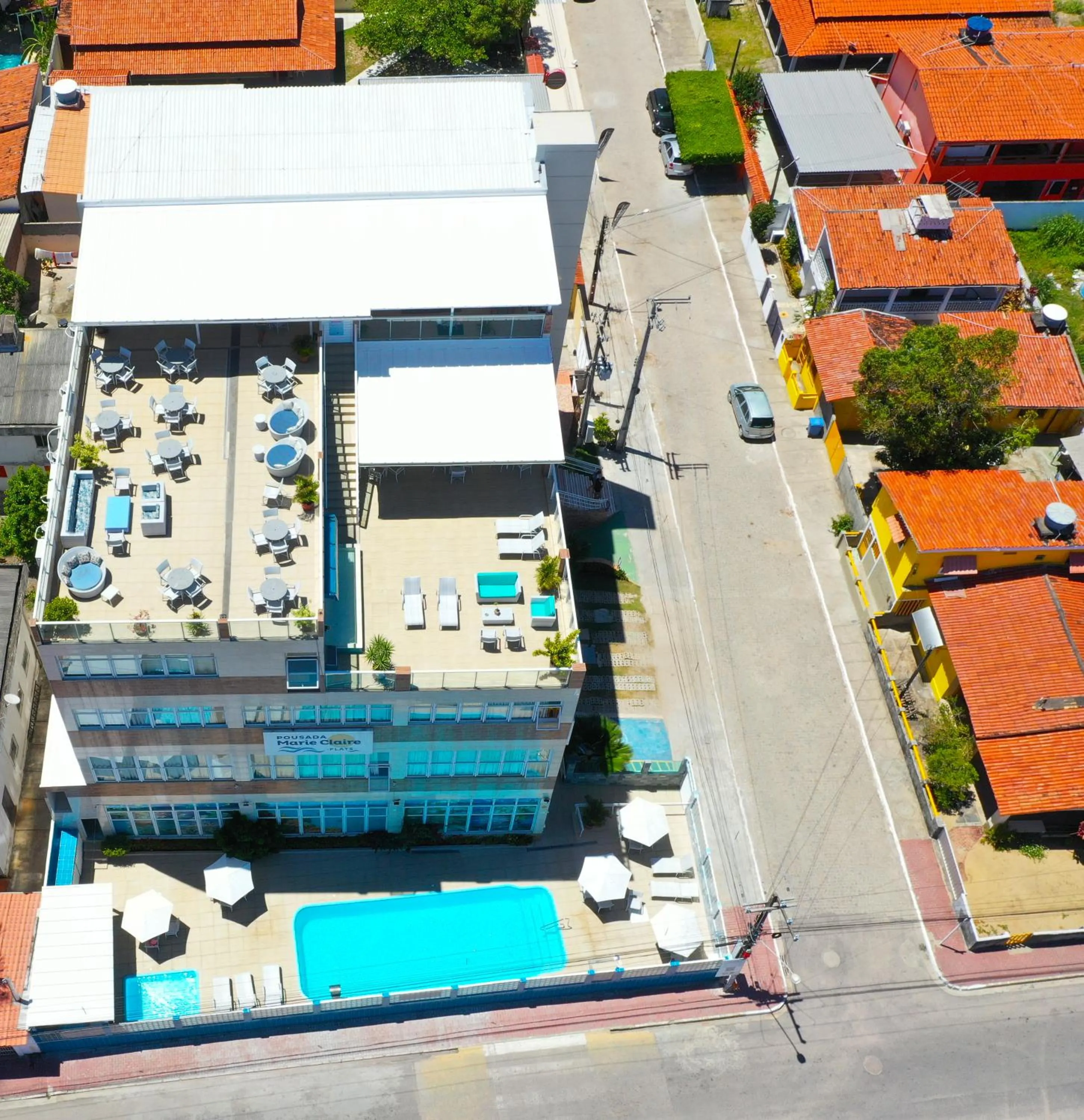 Property building in Pousada Marie Claire Flats