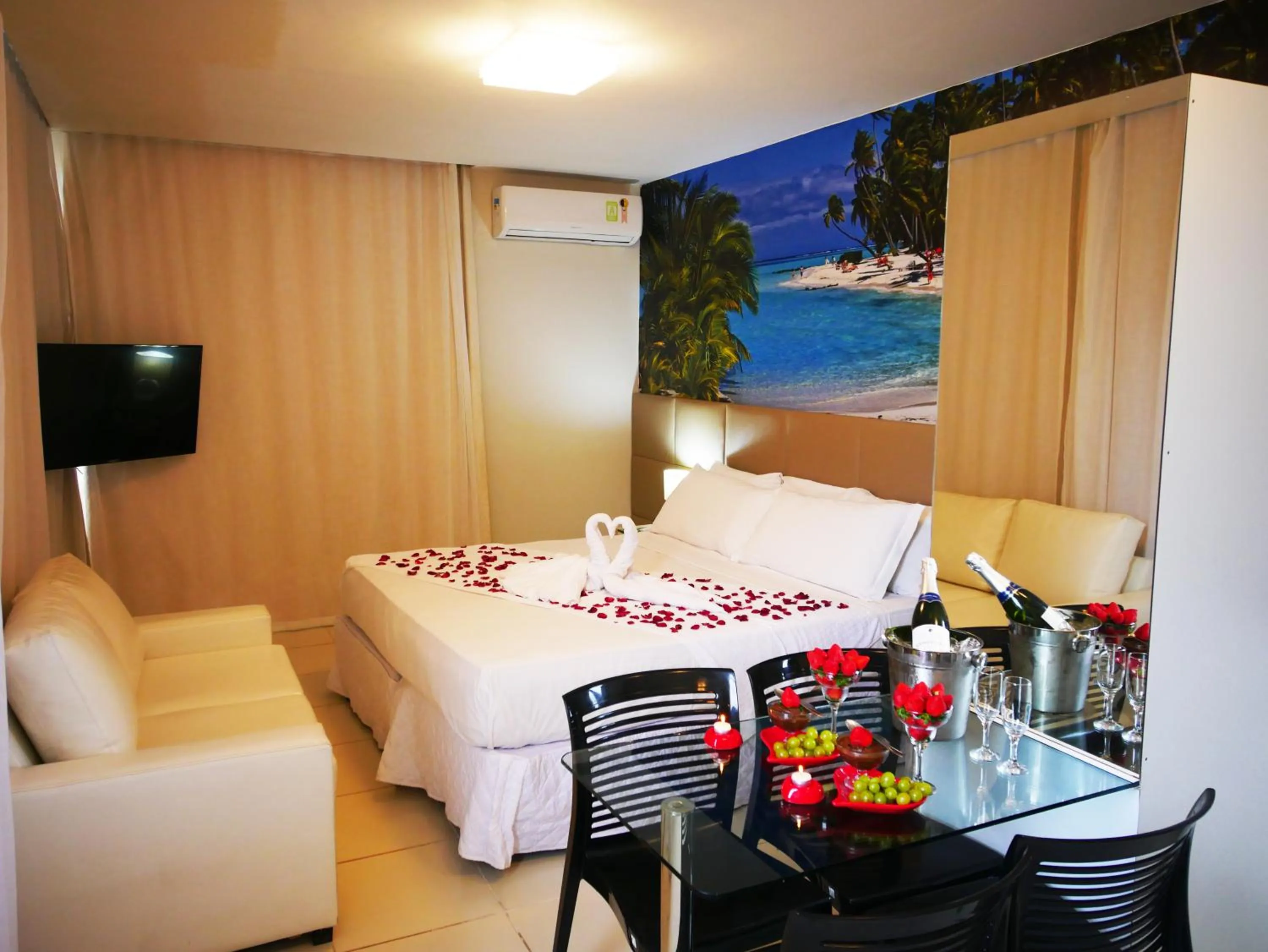 Bed in Pousada Marie Claire Flats