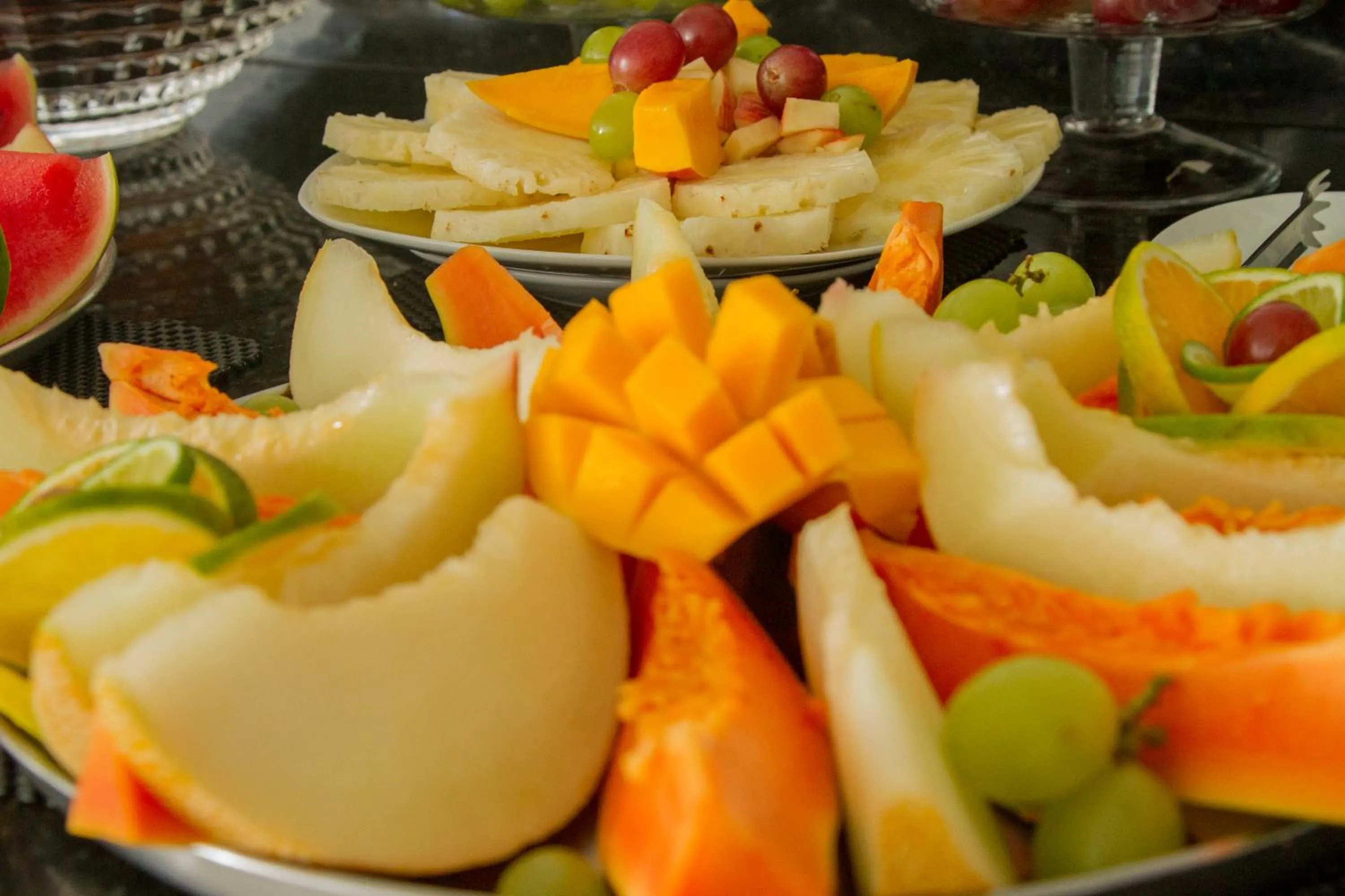 Buffet breakfast in Pousada Marie Claire Flats