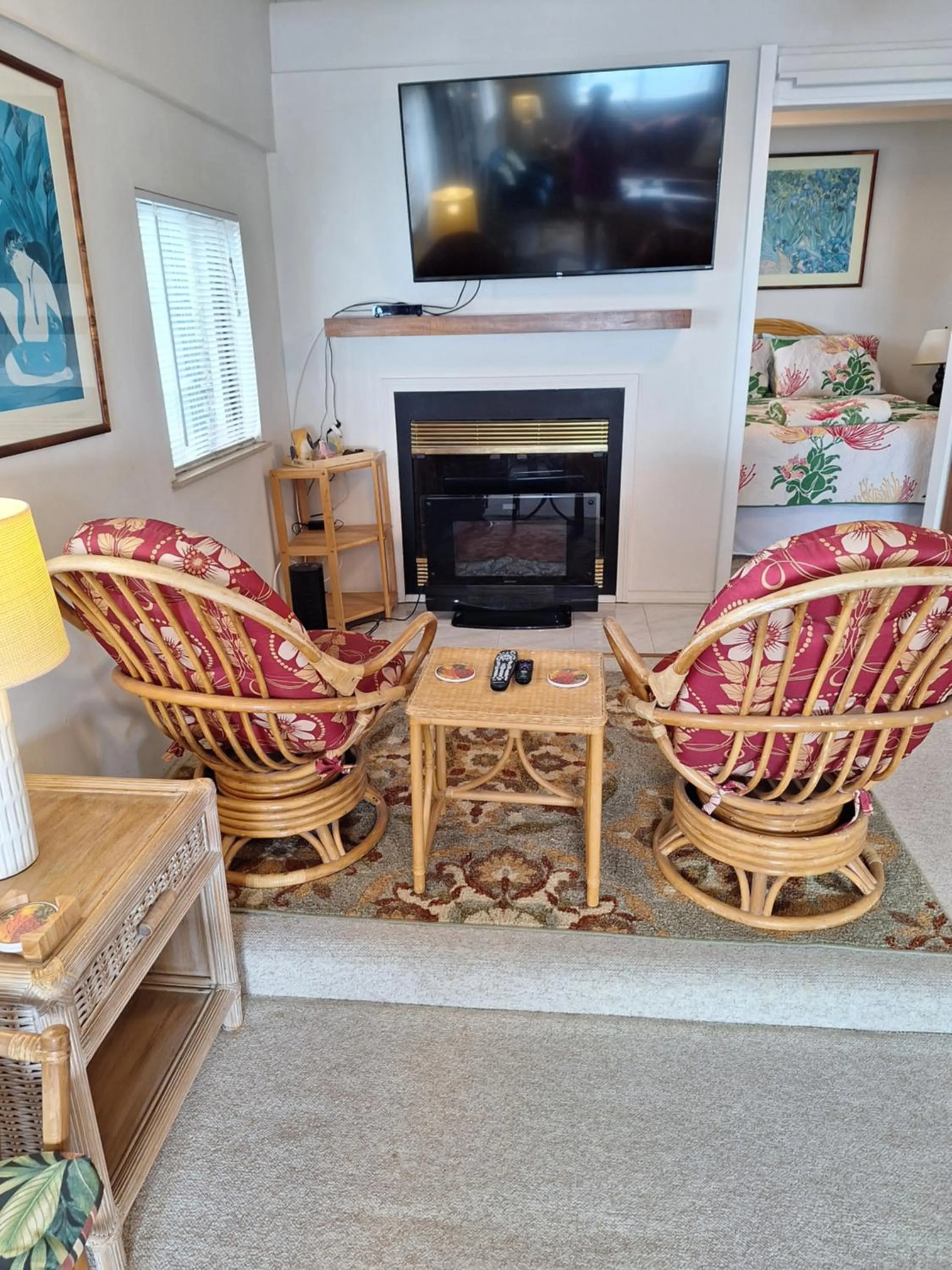 TV and multimedia in Belle Vue Waimea B&B Corporation - Big Island of Hawaii