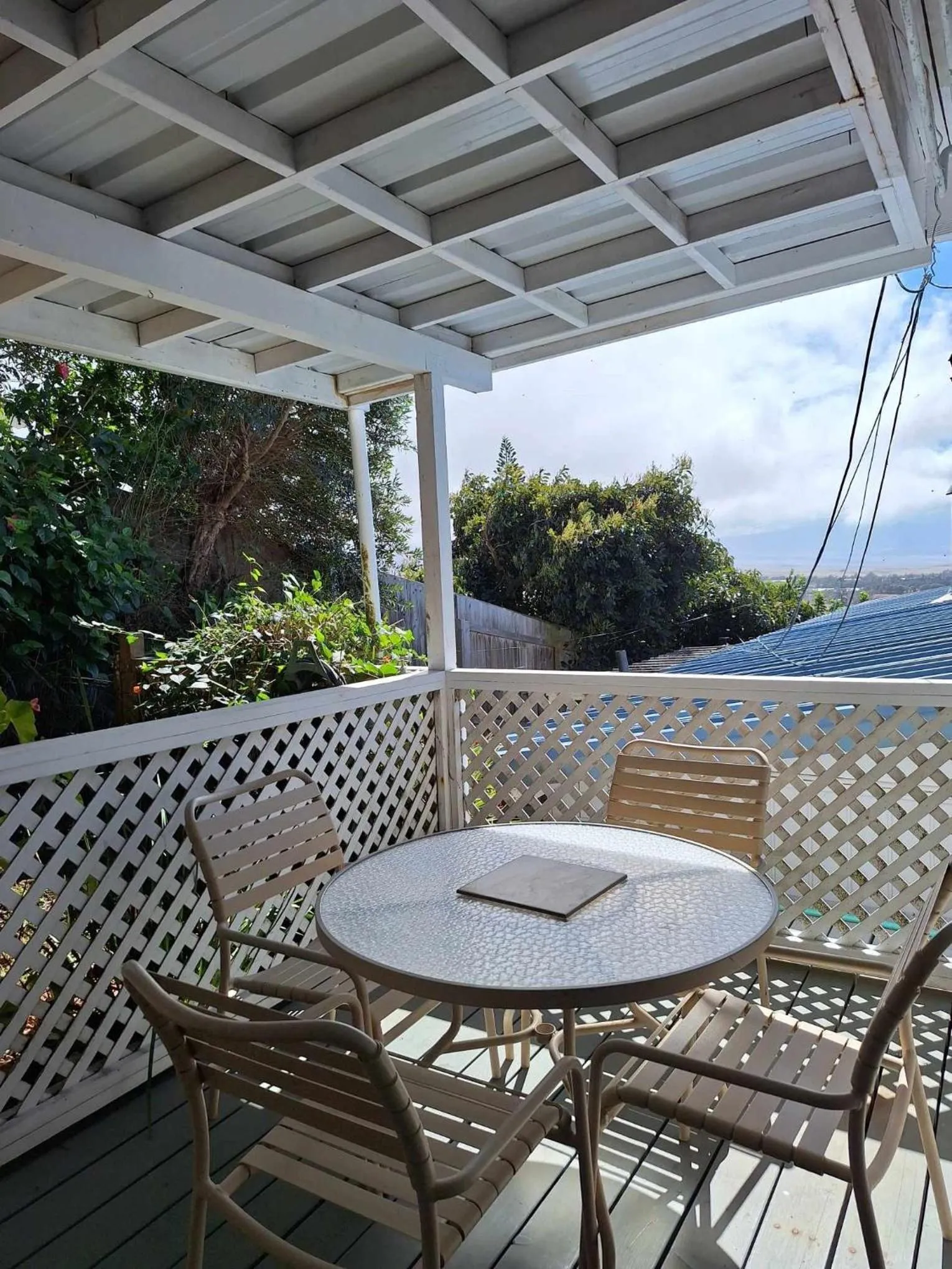 Patio in Belle Vue Waimea B&B Corporation - Big Island of Hawaii