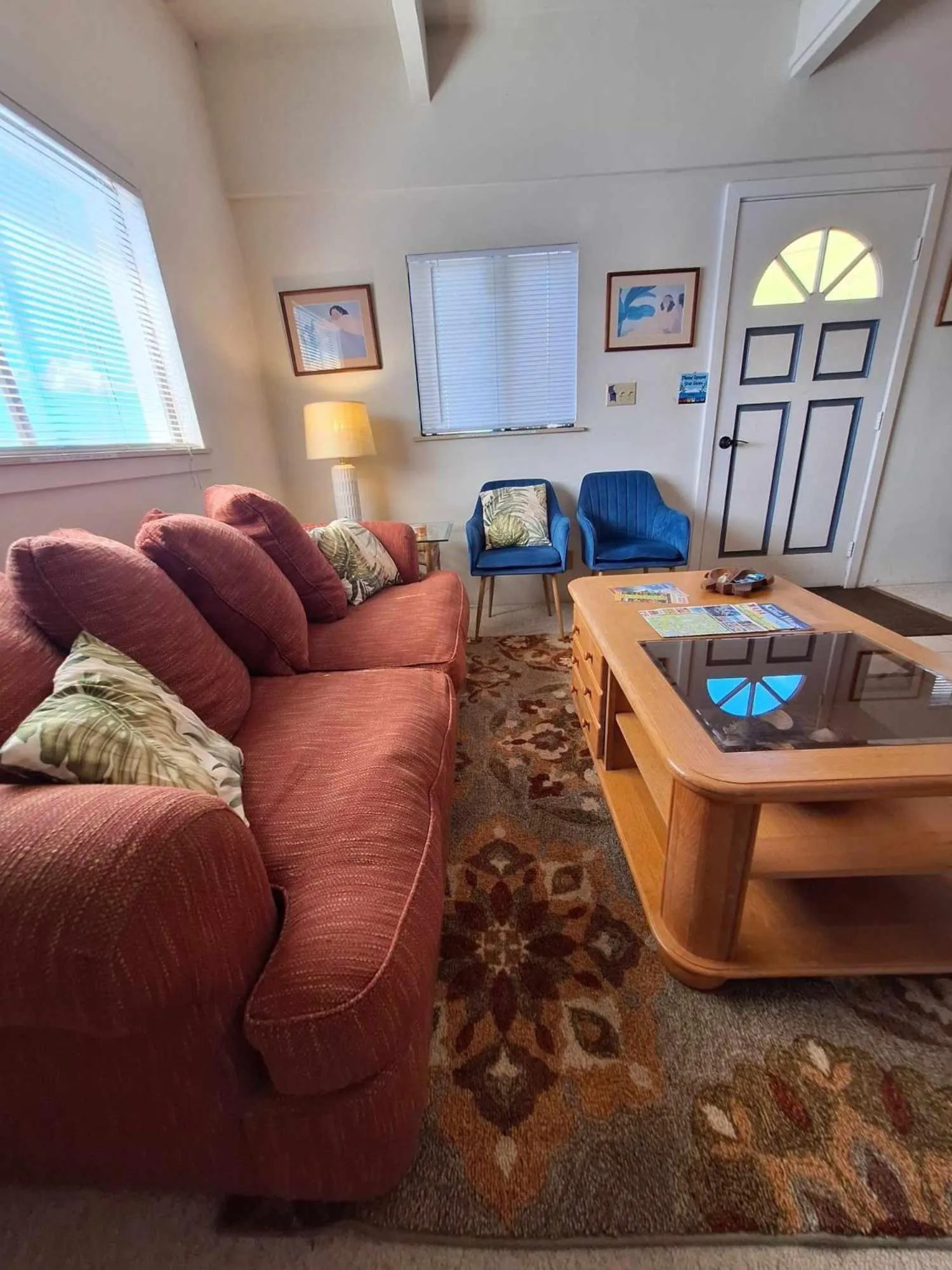 Living room in Belle Vue Waimea B&B Corporation - Big Island of Hawaii