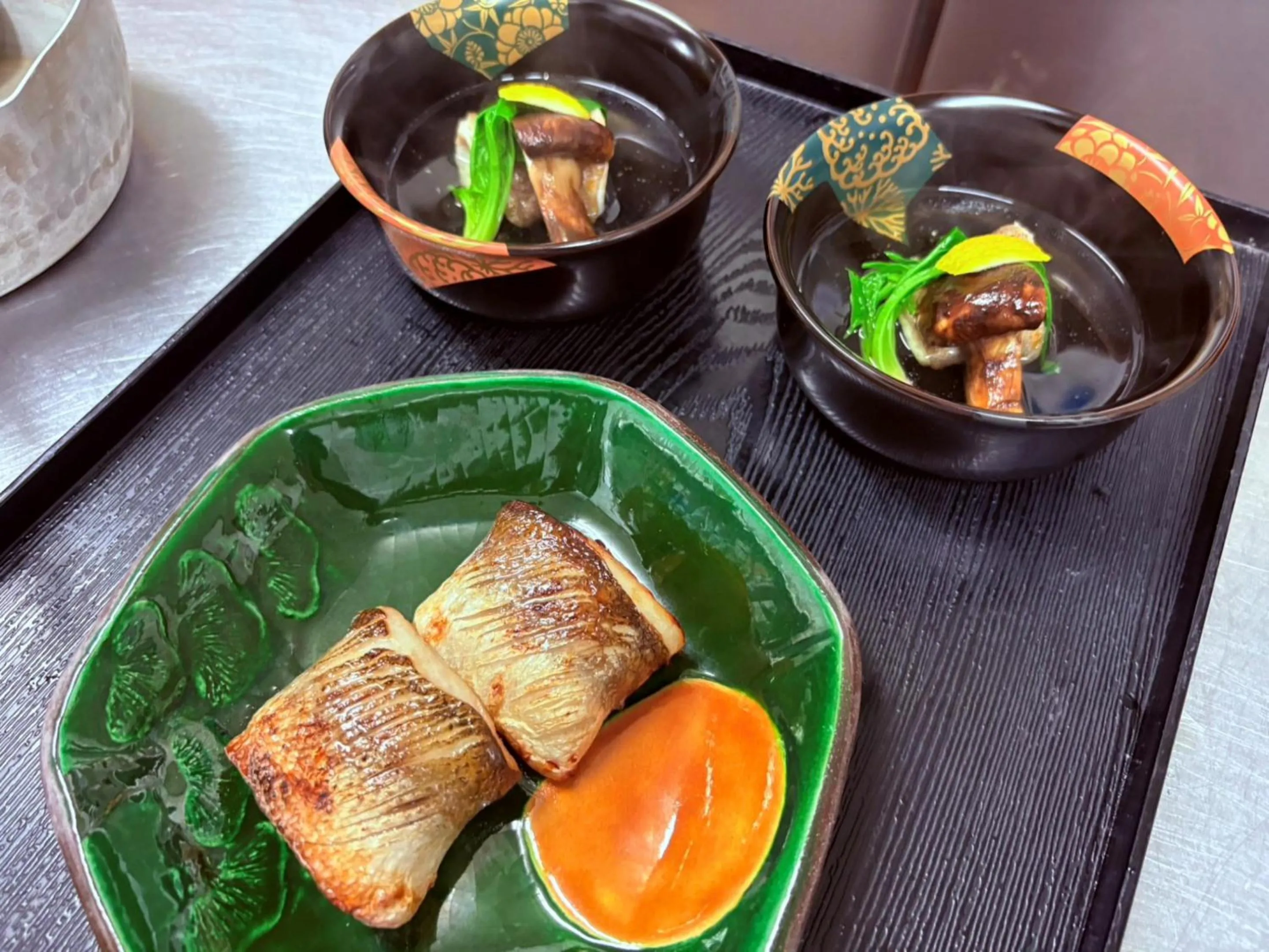 Food close-up in Shiroyama Ryokan