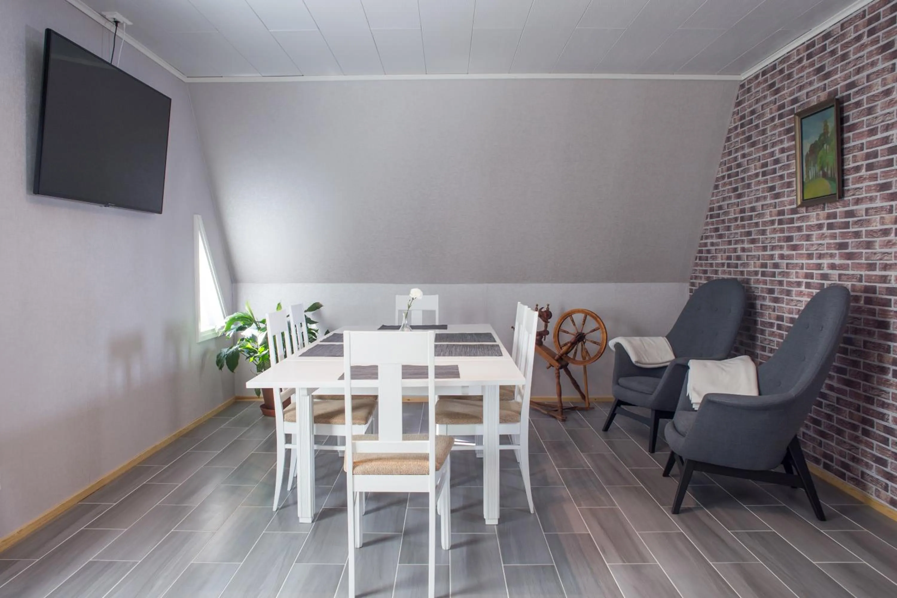 Communal lounge/ TV room in Joensuun Tilan Päärakennus