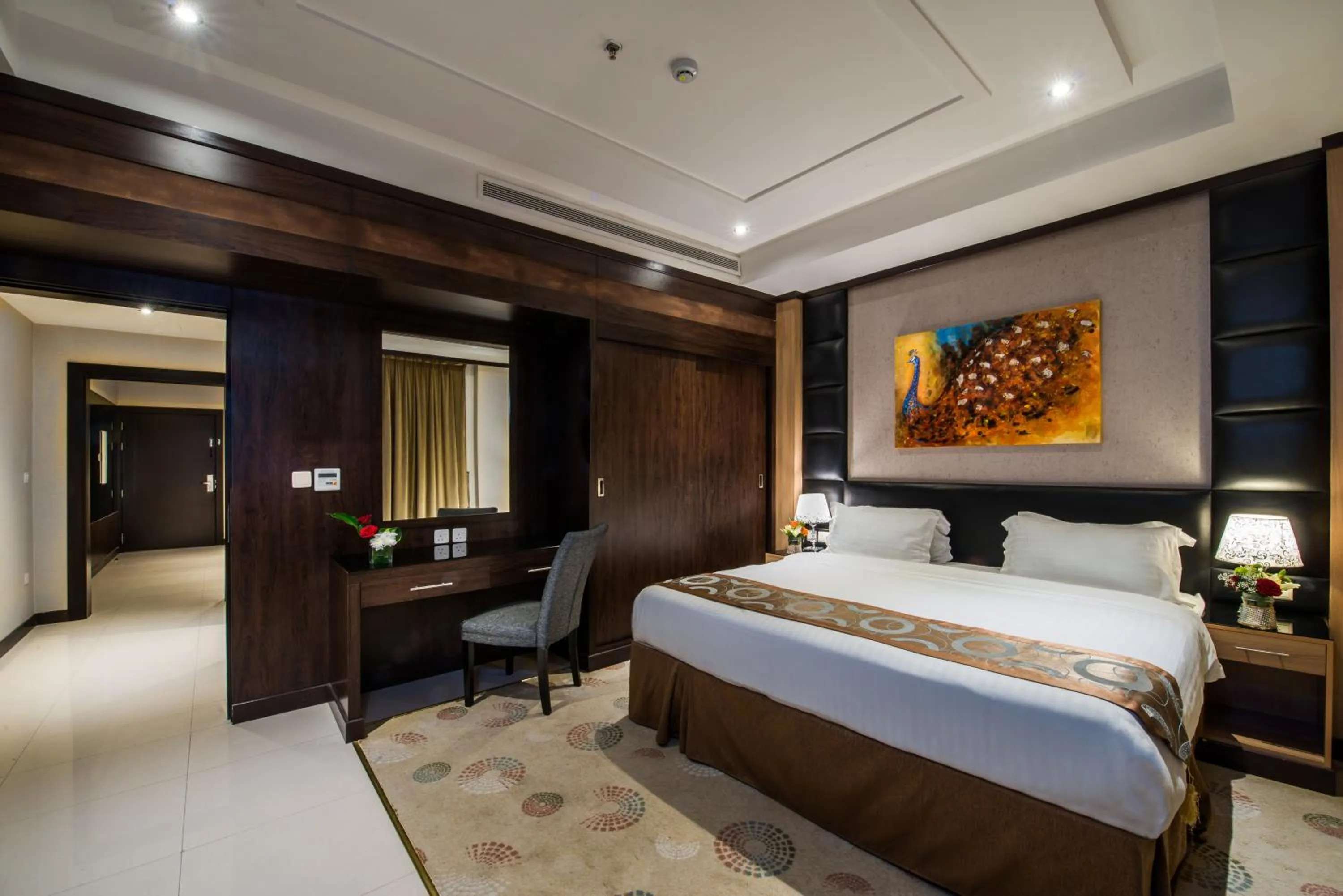 Bed in Mayan for service apartments