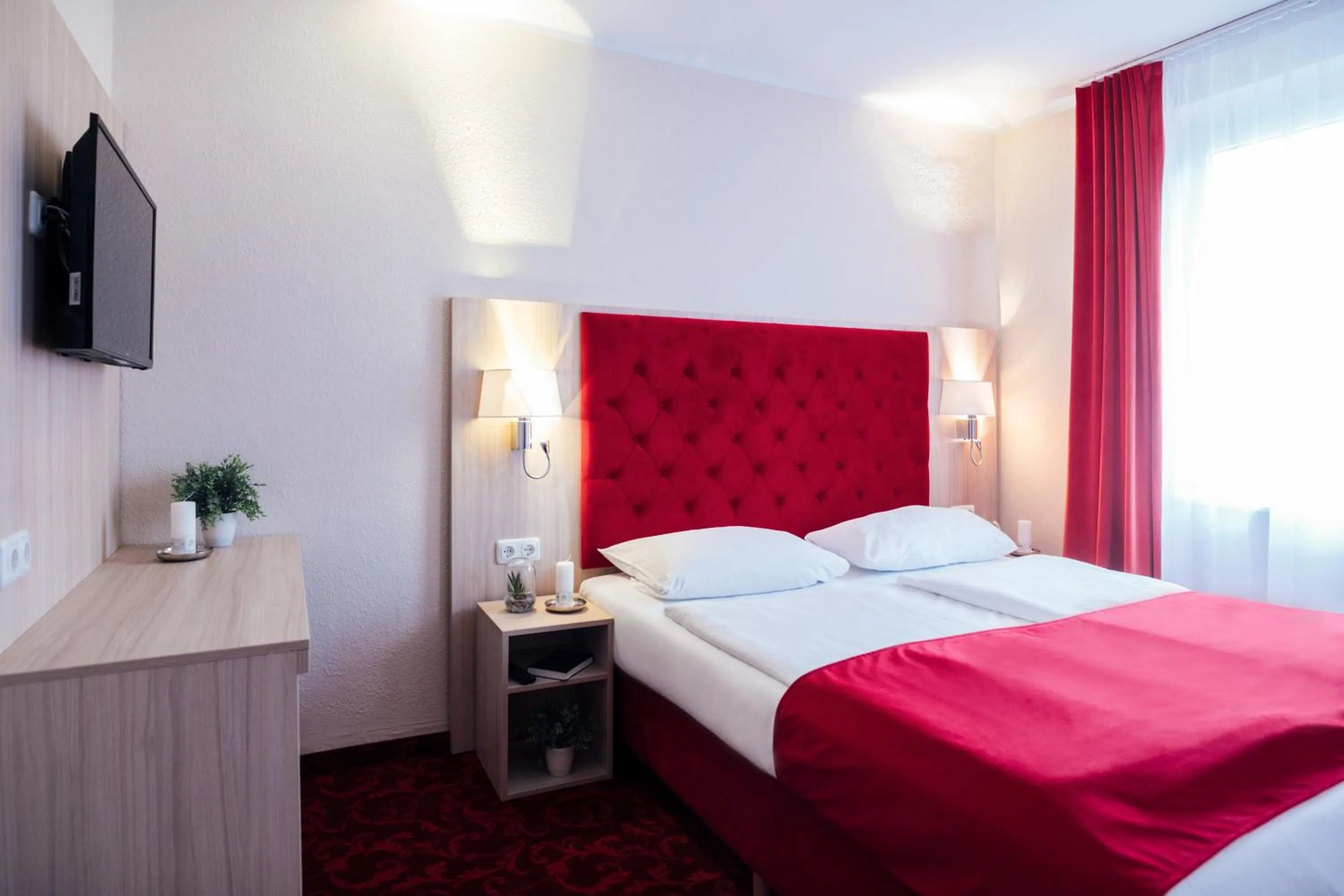 Bed in Hotel CULT Hamburg