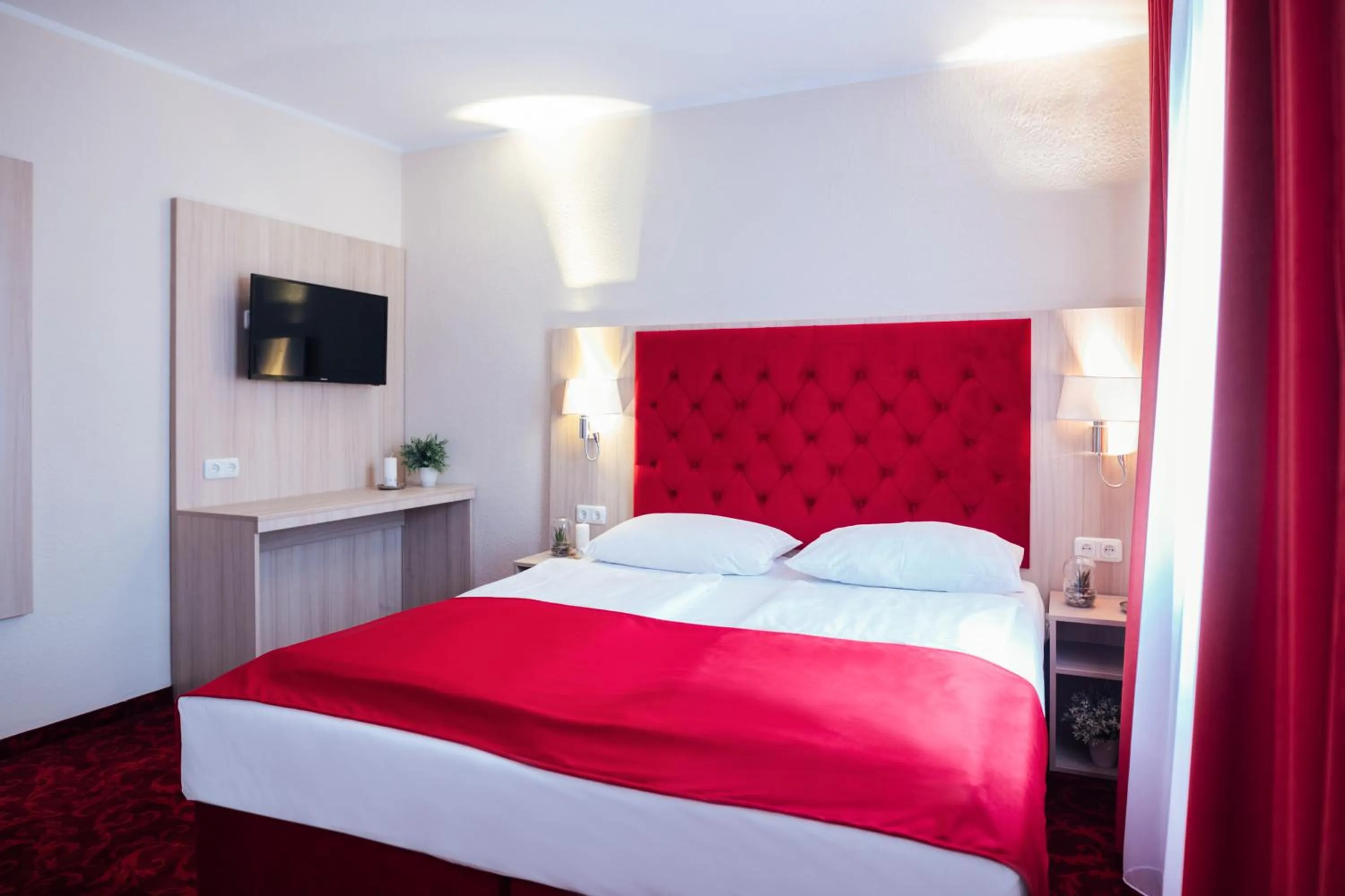 Bed in Hotel CULT Hamburg