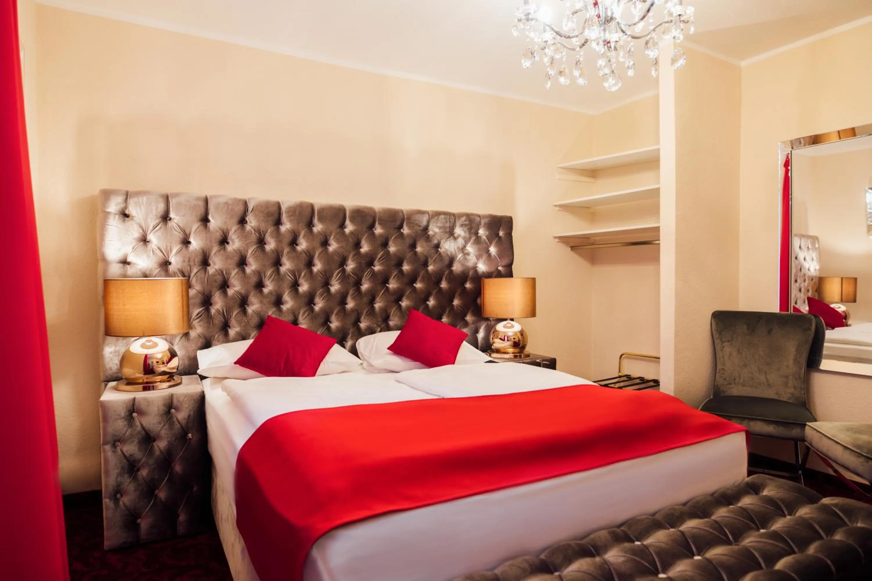 Bed in Hotel CULT Hamburg