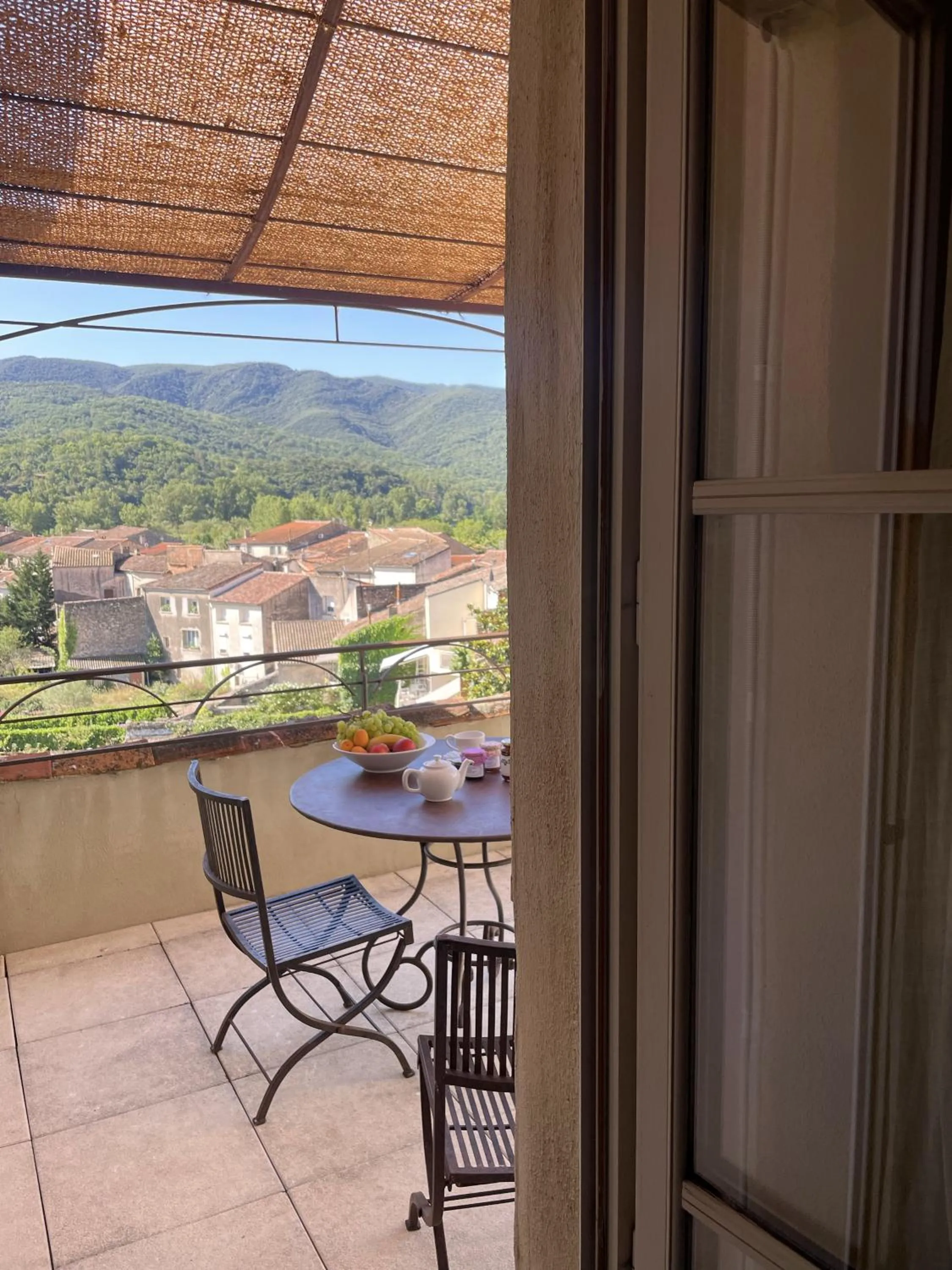 Balcony/Terrace in Le Couvent d'Hérépian - Hôtel & Spa