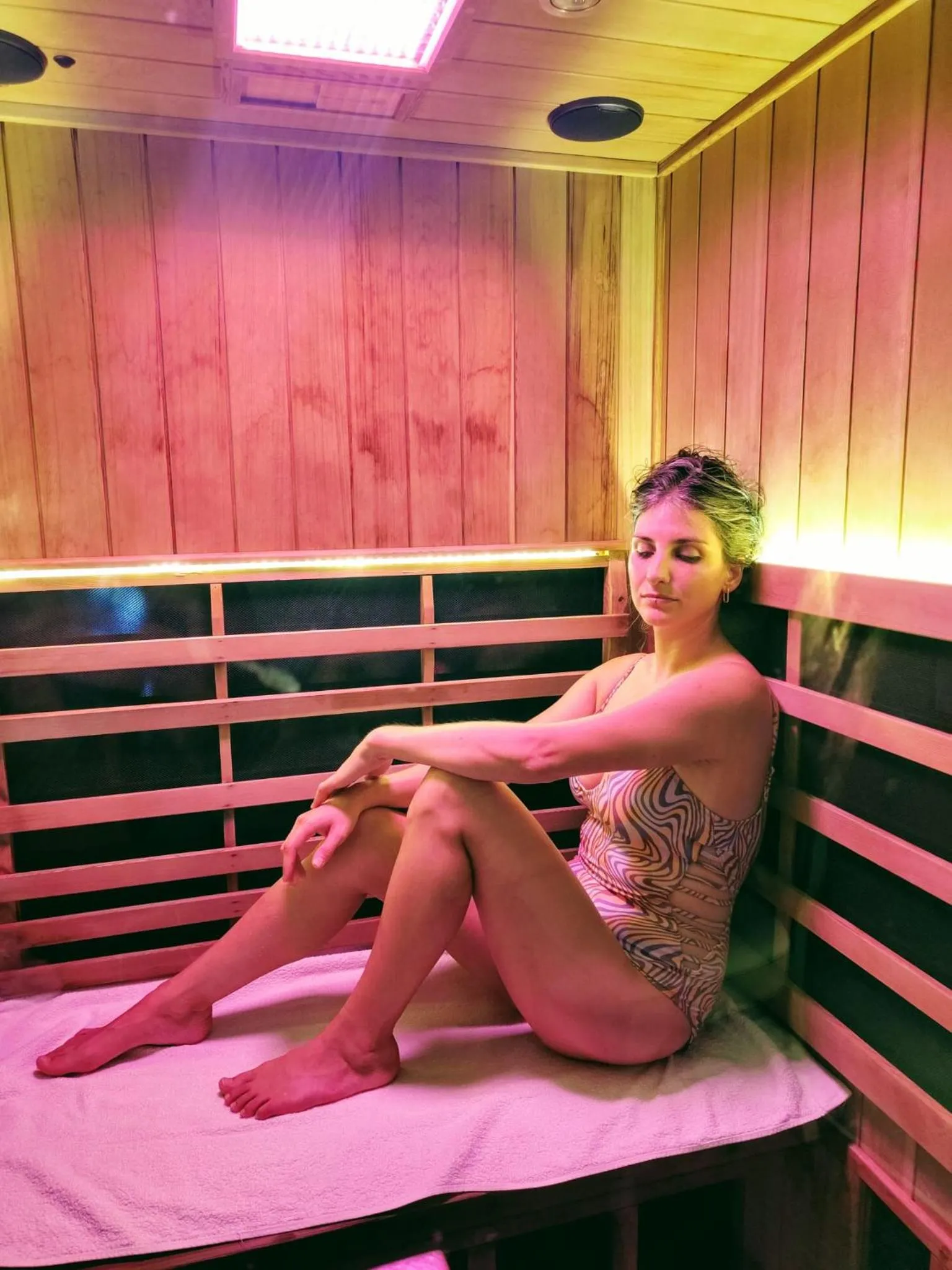 Sauna in Le Couvent d'Hérépian - Hôtel & Spa