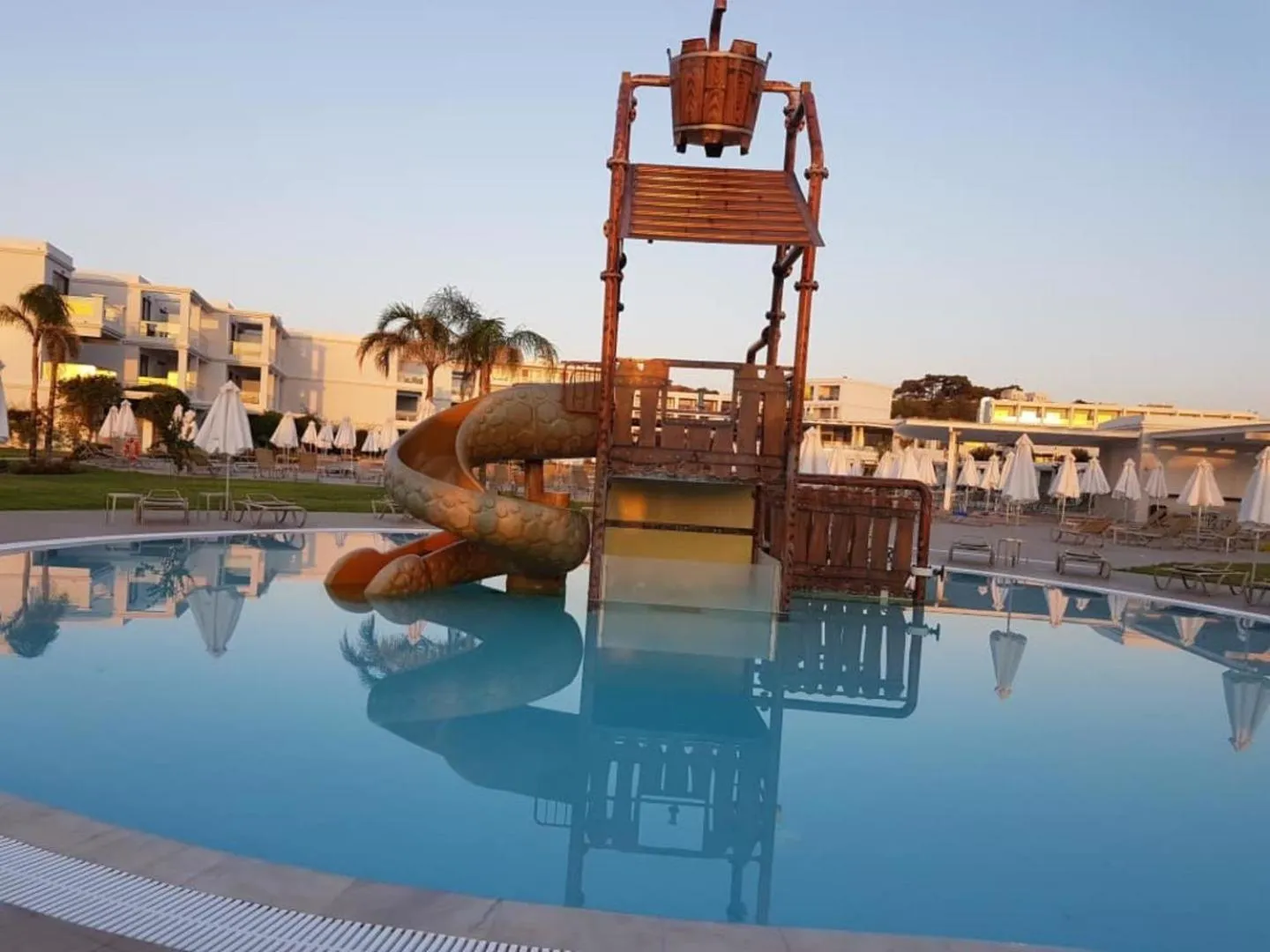 Swimming pool in Asterias Beach Resort