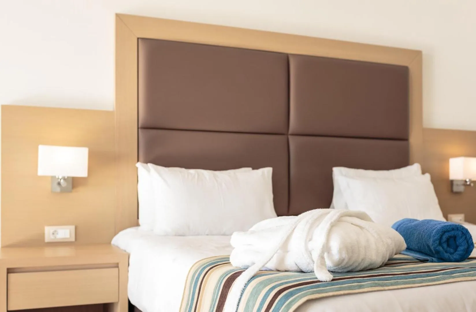 Photo of the whole room, Bed in Asterias Beach Resort