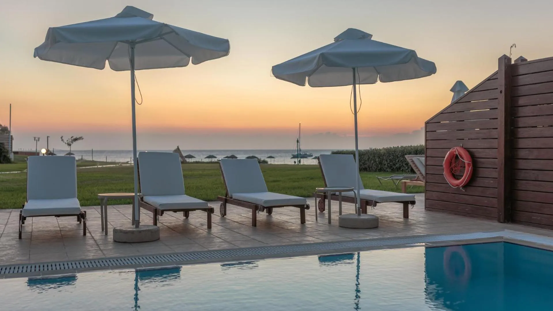 Swimming pool in Asterias Beach Resort