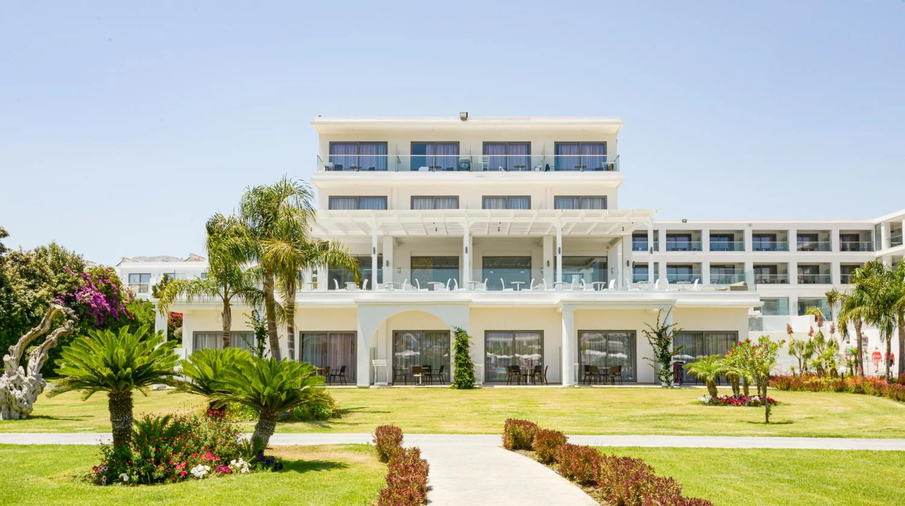 Property building in Asterias Beach Resort