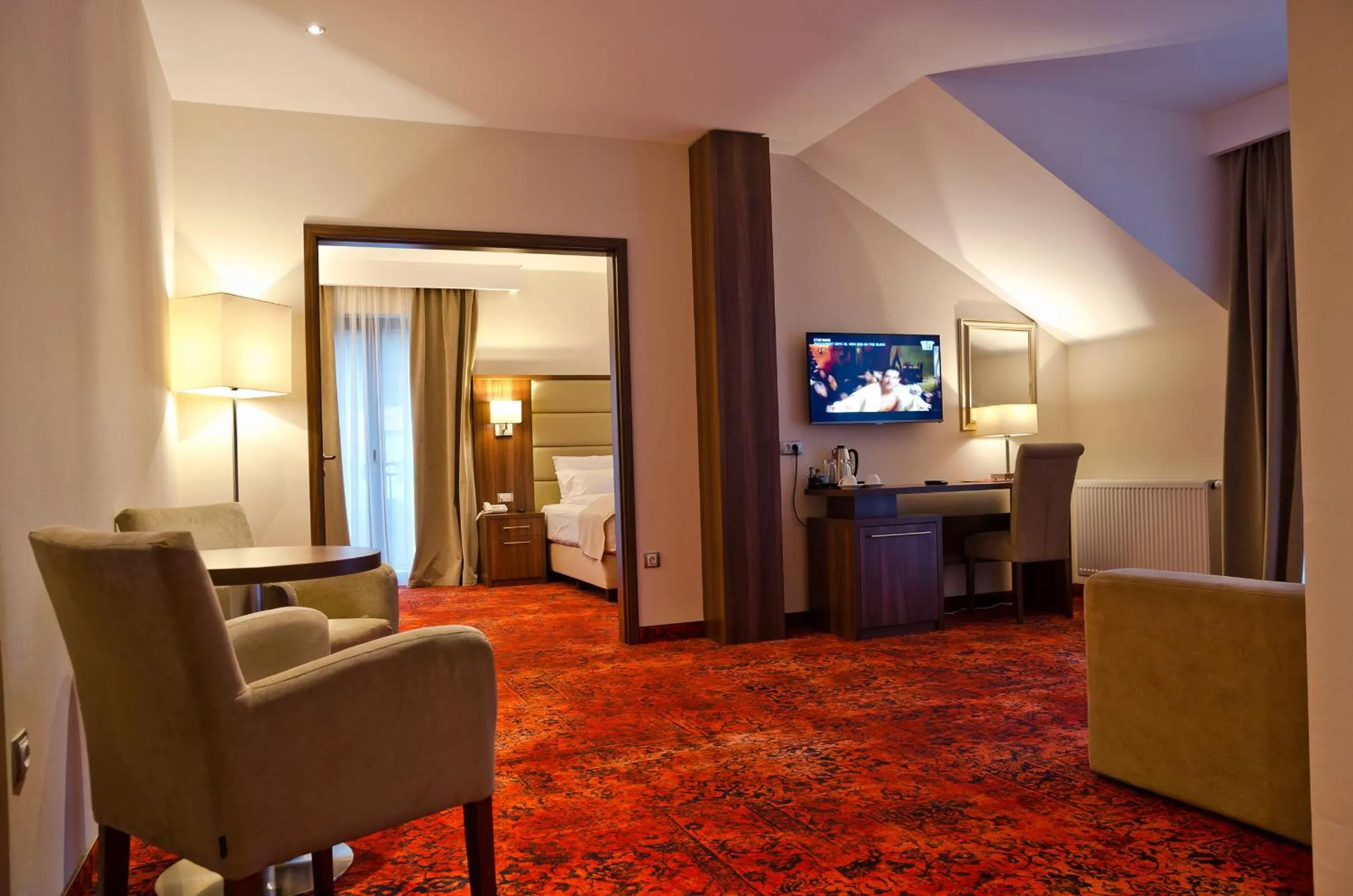 Living room in Radsor Hotel