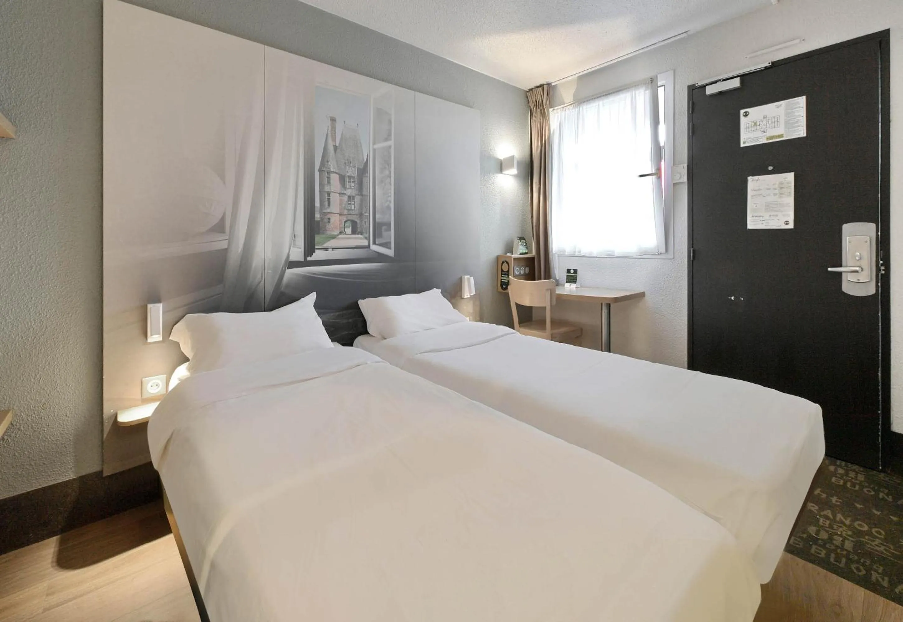 Bedroom, Bed in B&B HOTEL Alencon Nord