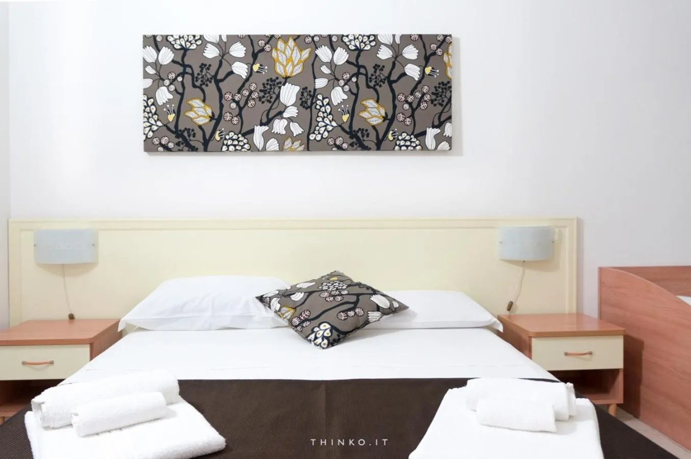 Bed in Hotel Universo