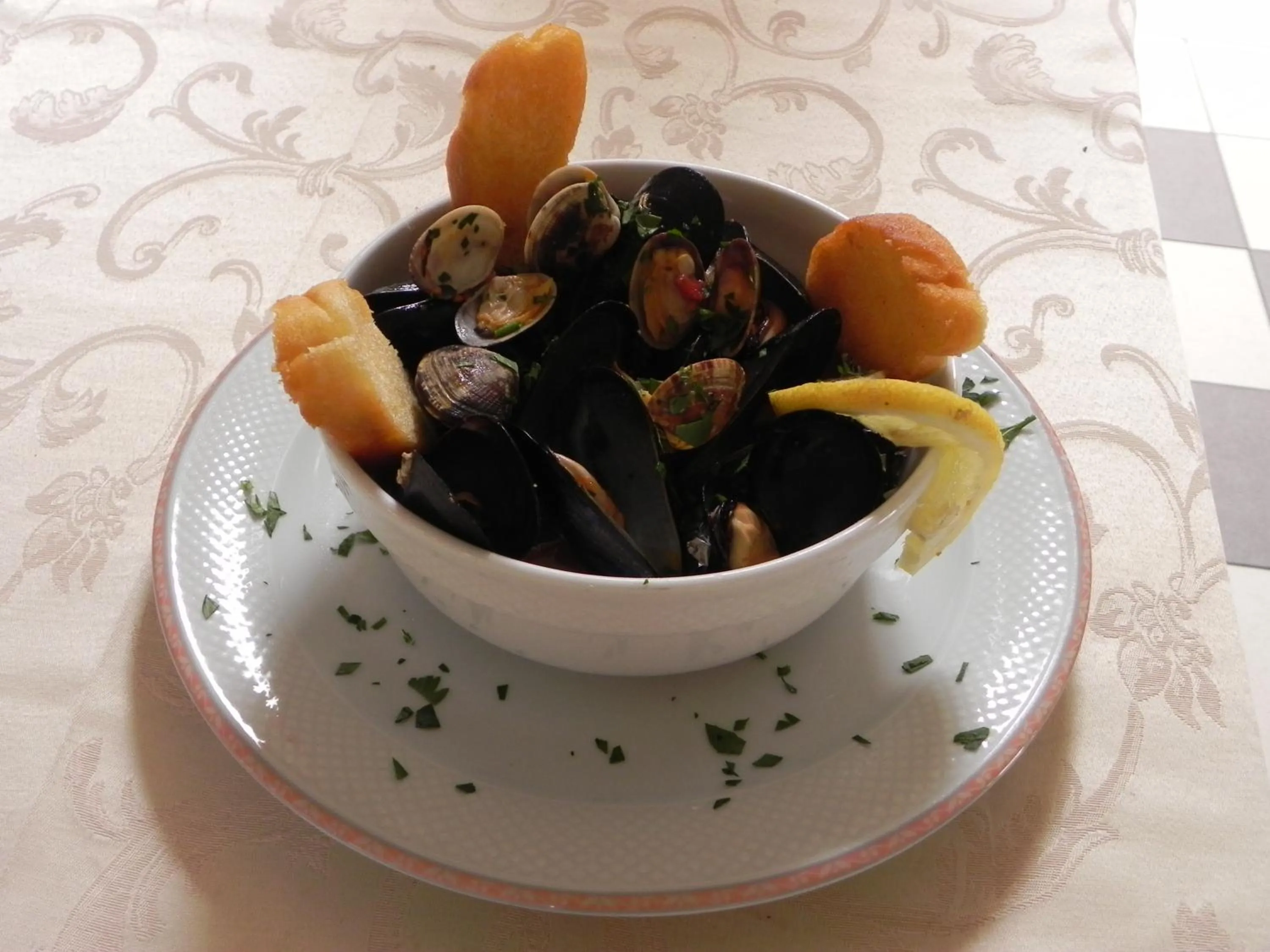 Food and drinks in Hotel Universo