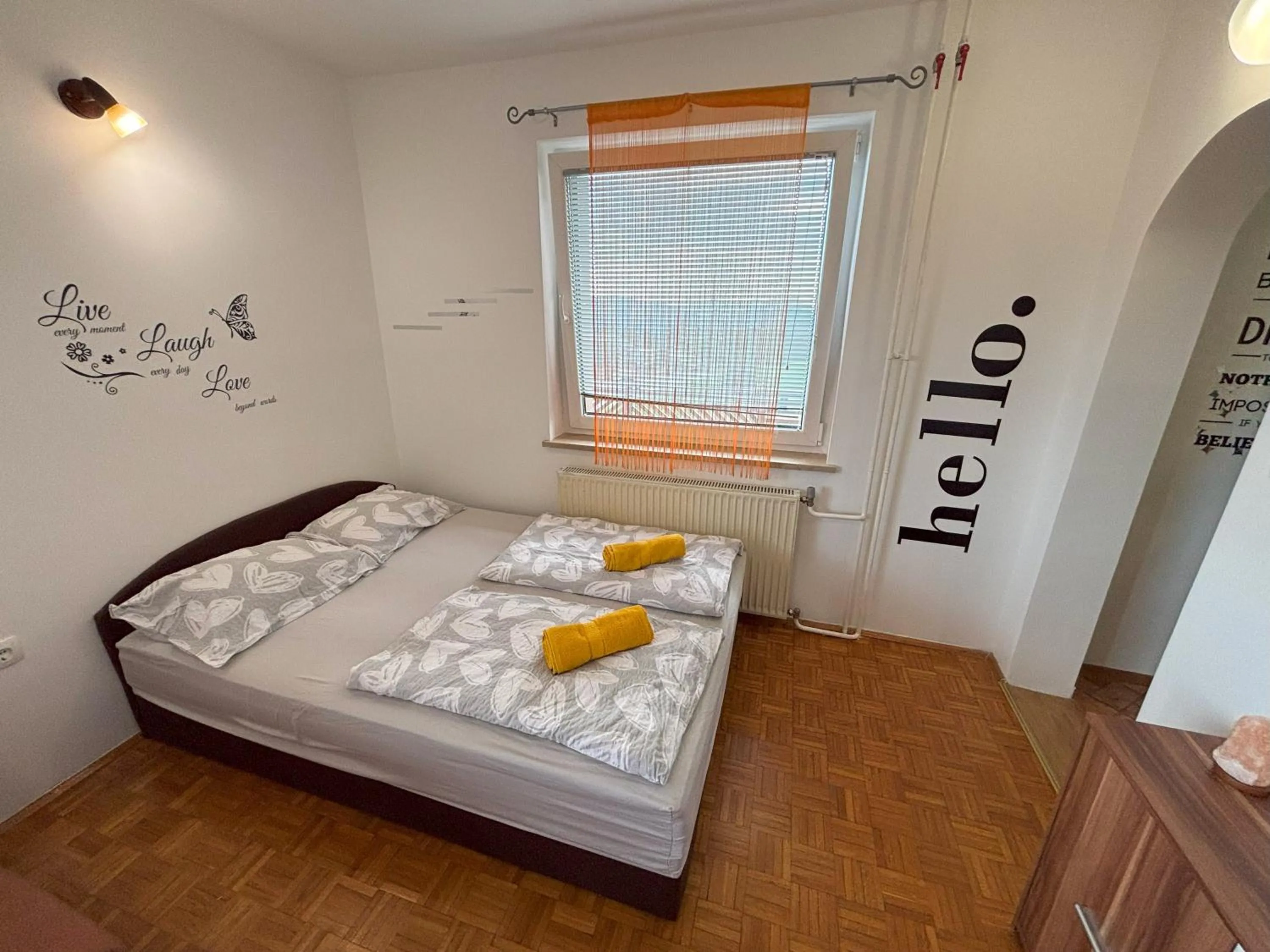 Bed in Apartment Panorama