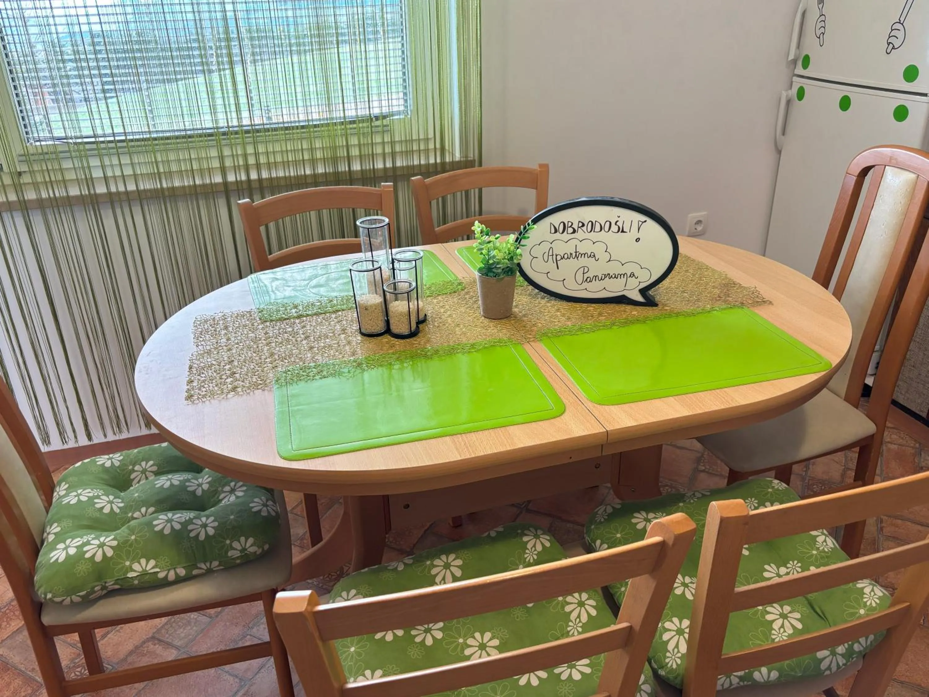 Dining area in Apartment Panorama
