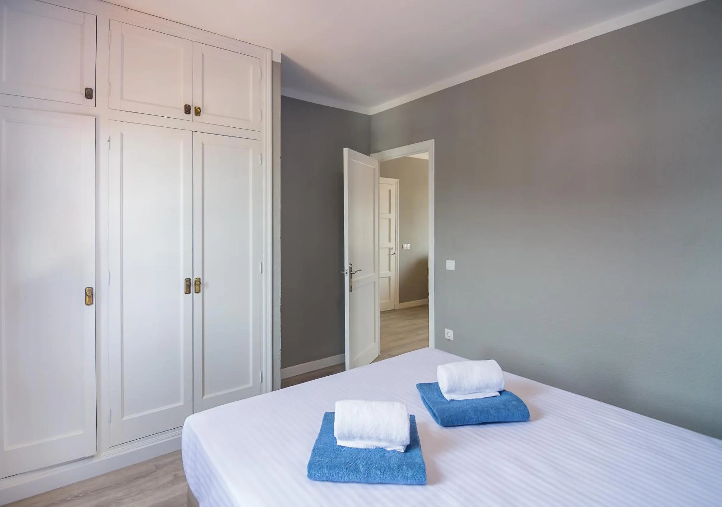 Bed in Aparthotel Nelva Resort