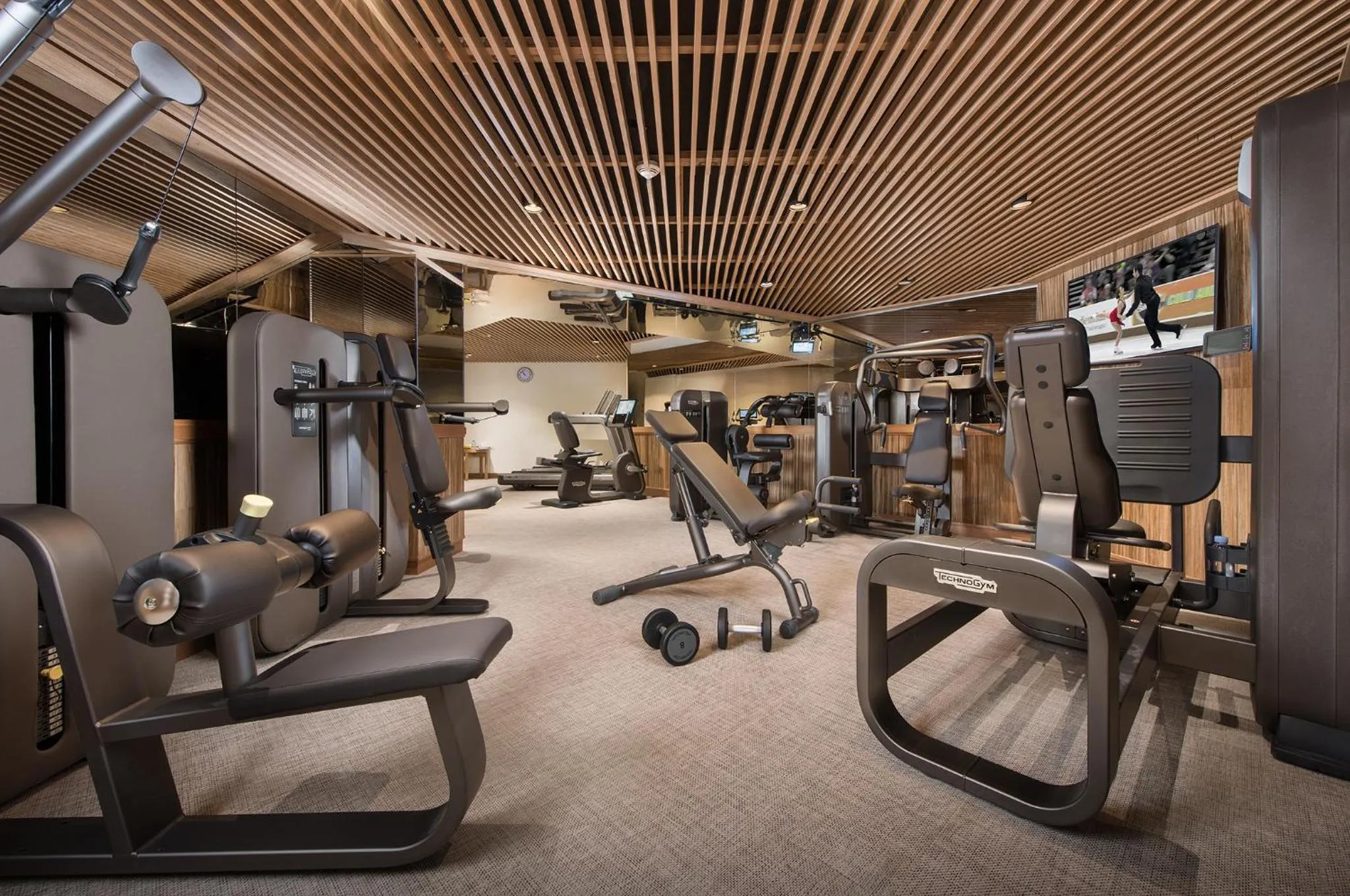 Spa and wellness centre/facilities in Hôtel Barrière Les Neiges Courchevel