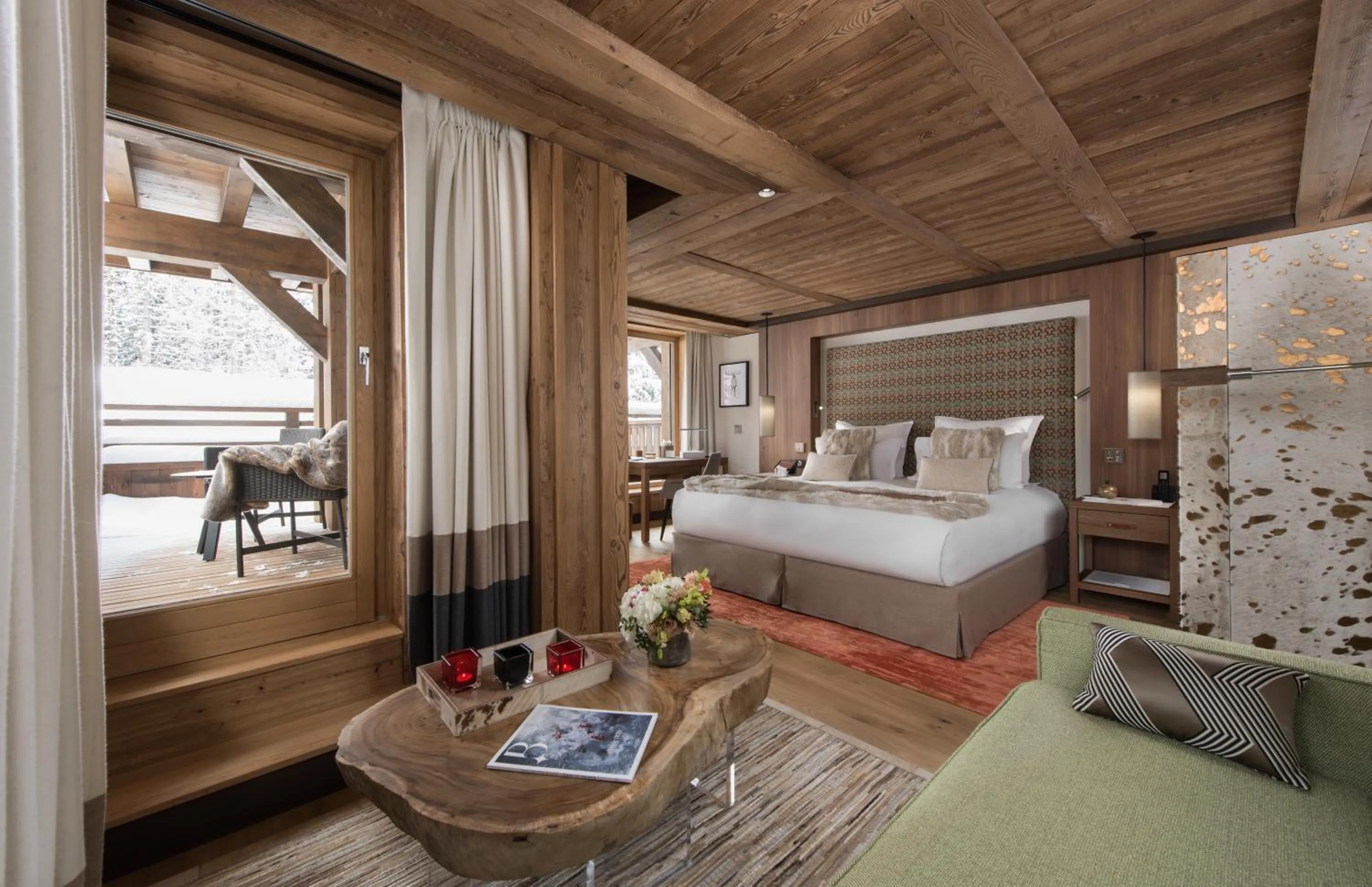 Photo of the whole room, Bed in Hôtel Barrière Les Neiges Courchevel