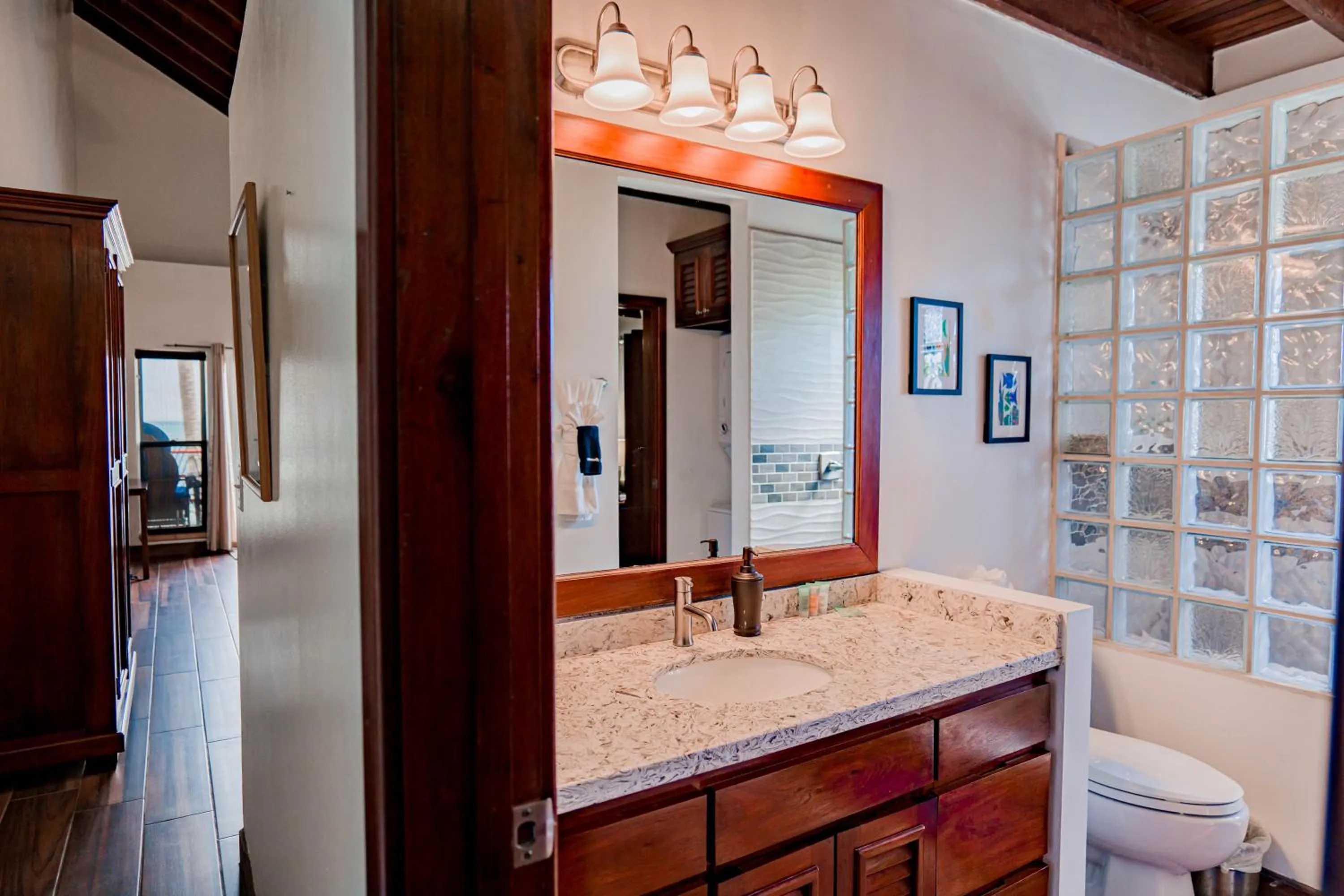 Bathroom in Tres Cocos Resort