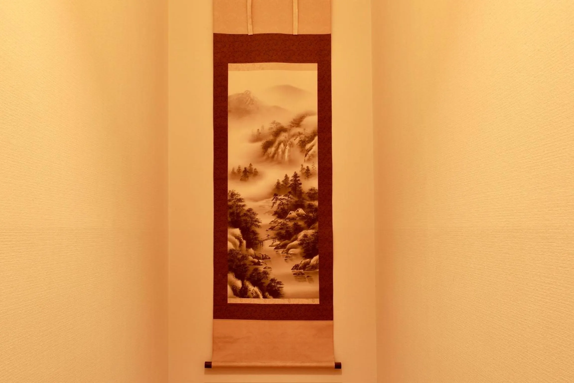 Decorative detail in Osaka Umeda Yuan Hostel