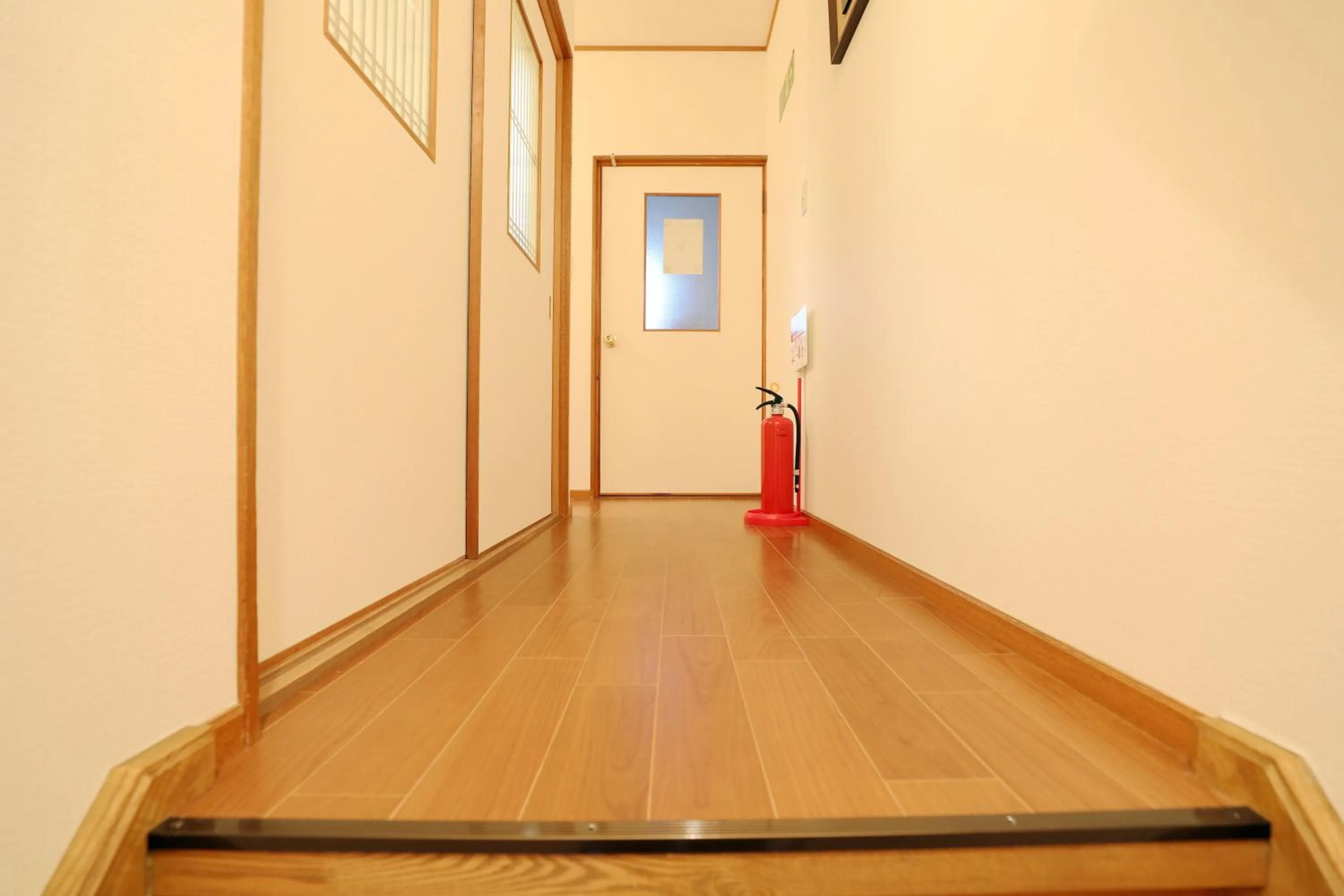 Decorative detail in Osaka Umeda Yuan Hostel