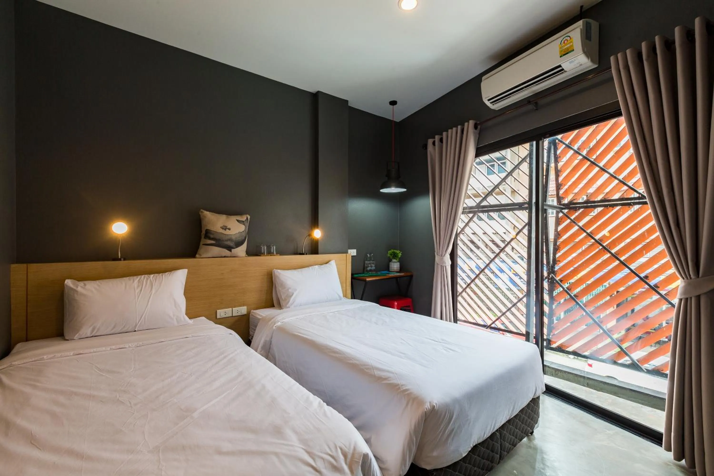 Bedroom, Bed in Srisuksant Square