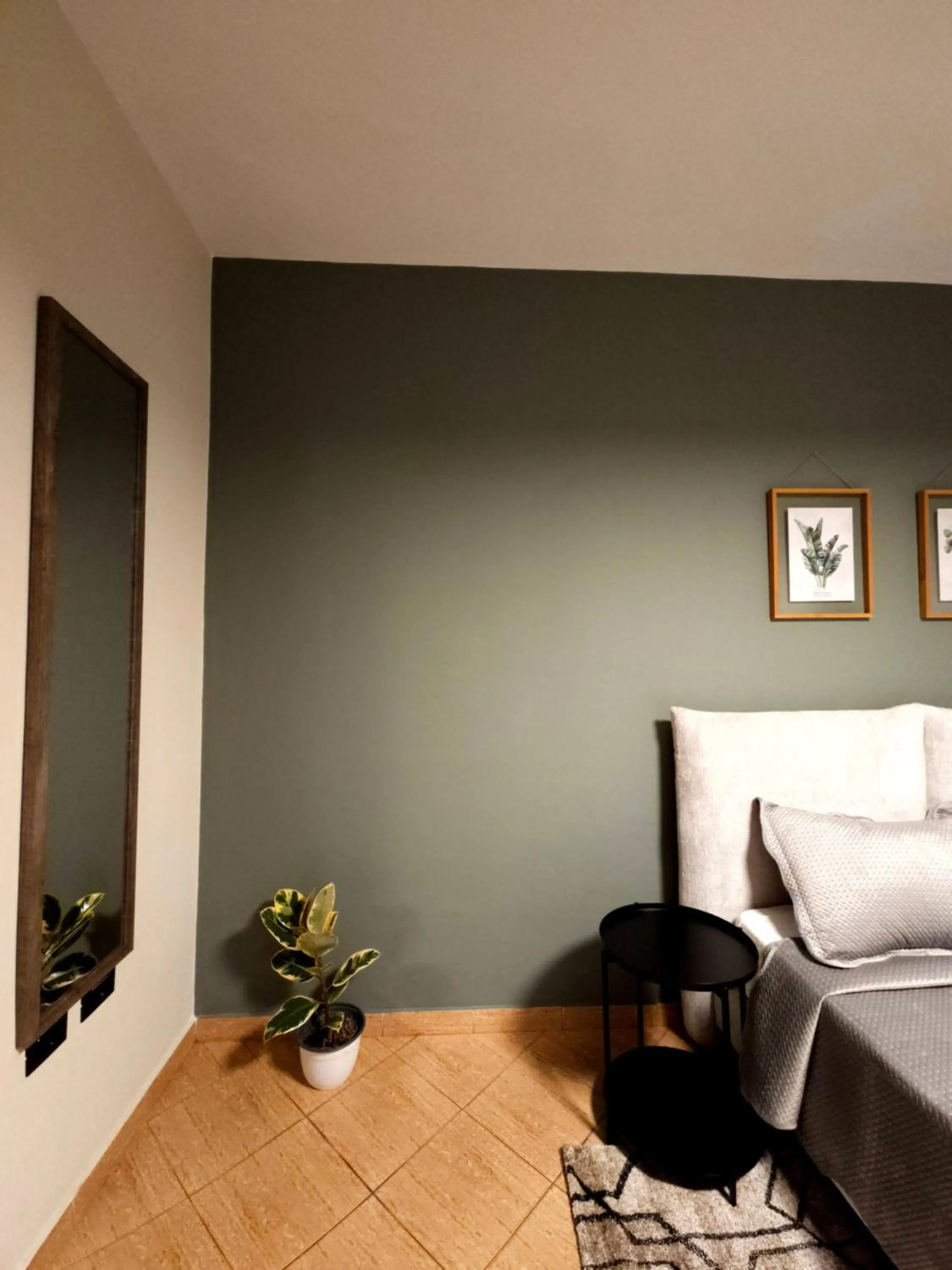 Bed in Oda Hotel Tirana