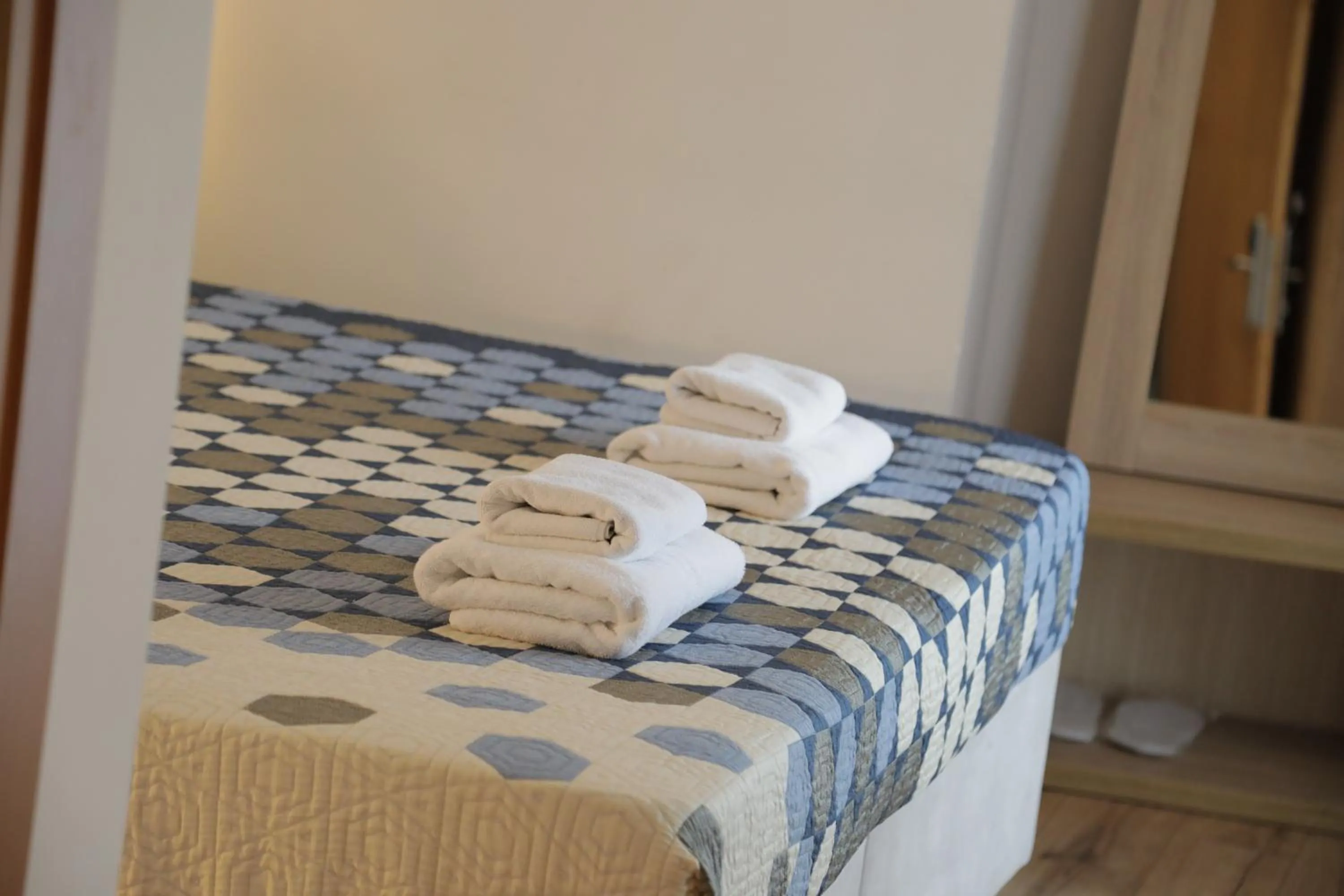 Bed in Oda Hotel Tirana