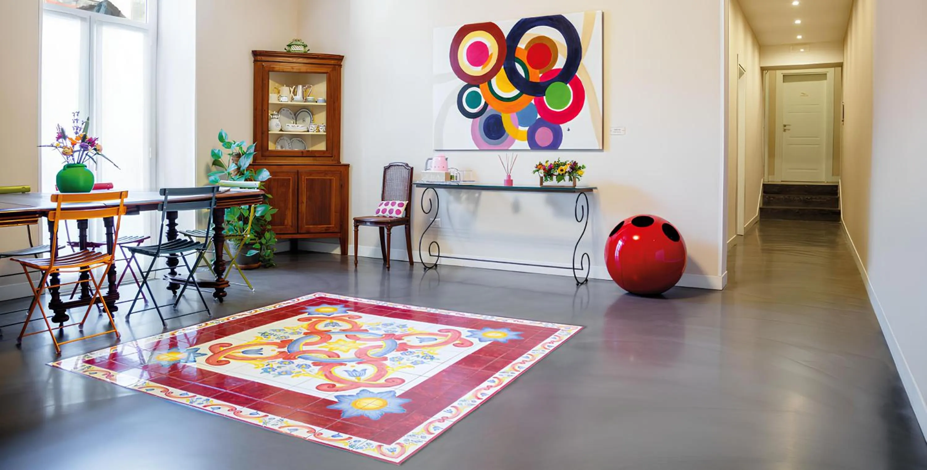 Communal lounge/ TV room in That's Napoli