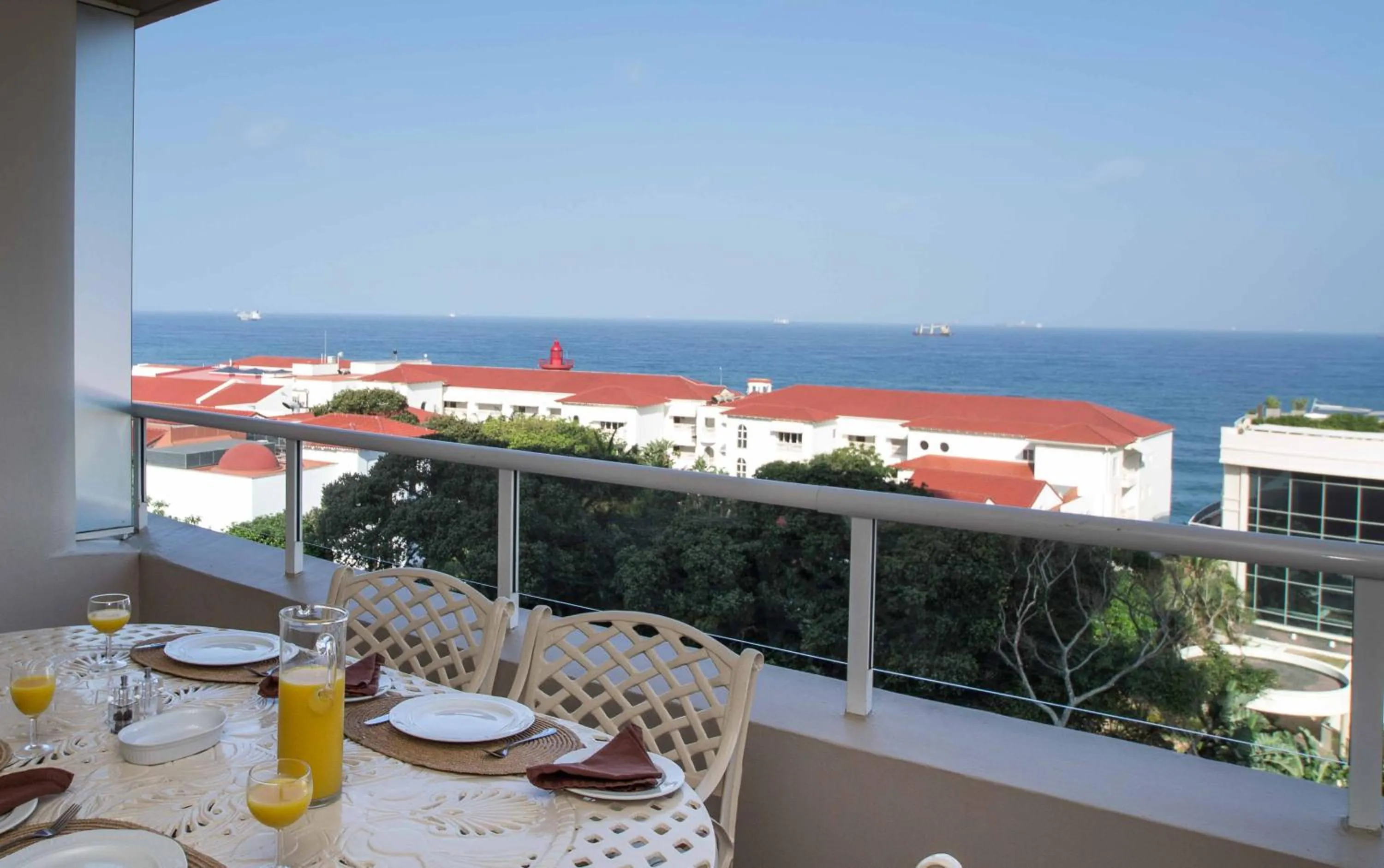 Patio in 302 Oyster Schelles - by Stay in Umhlanga