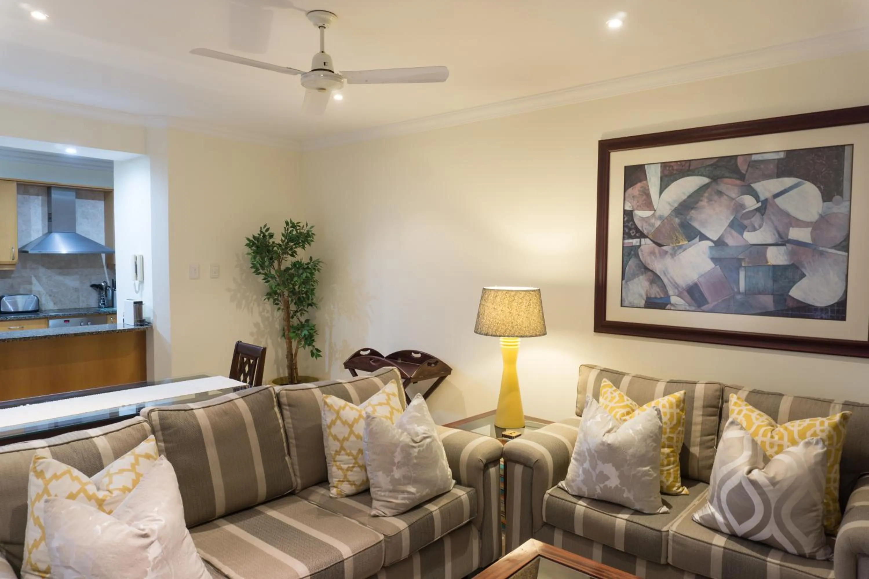 Seating area in 302 Oyster Schelles - by Stay in Umhlanga