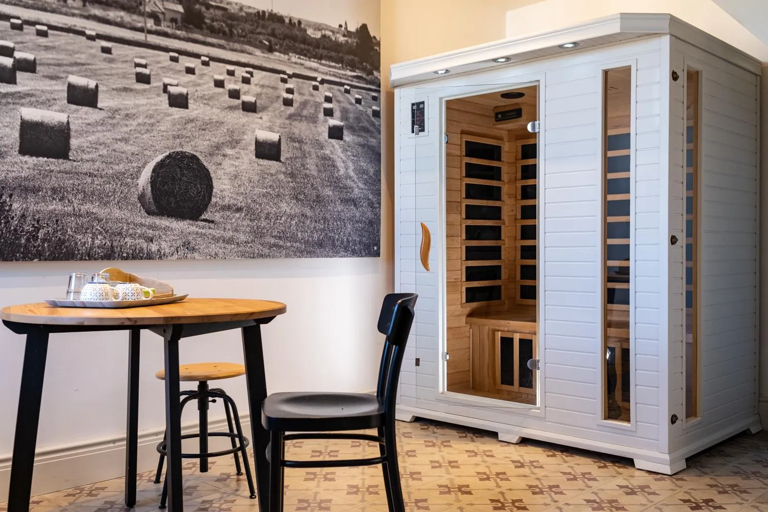 Sauna in Palazzo Mandurino luxury relais