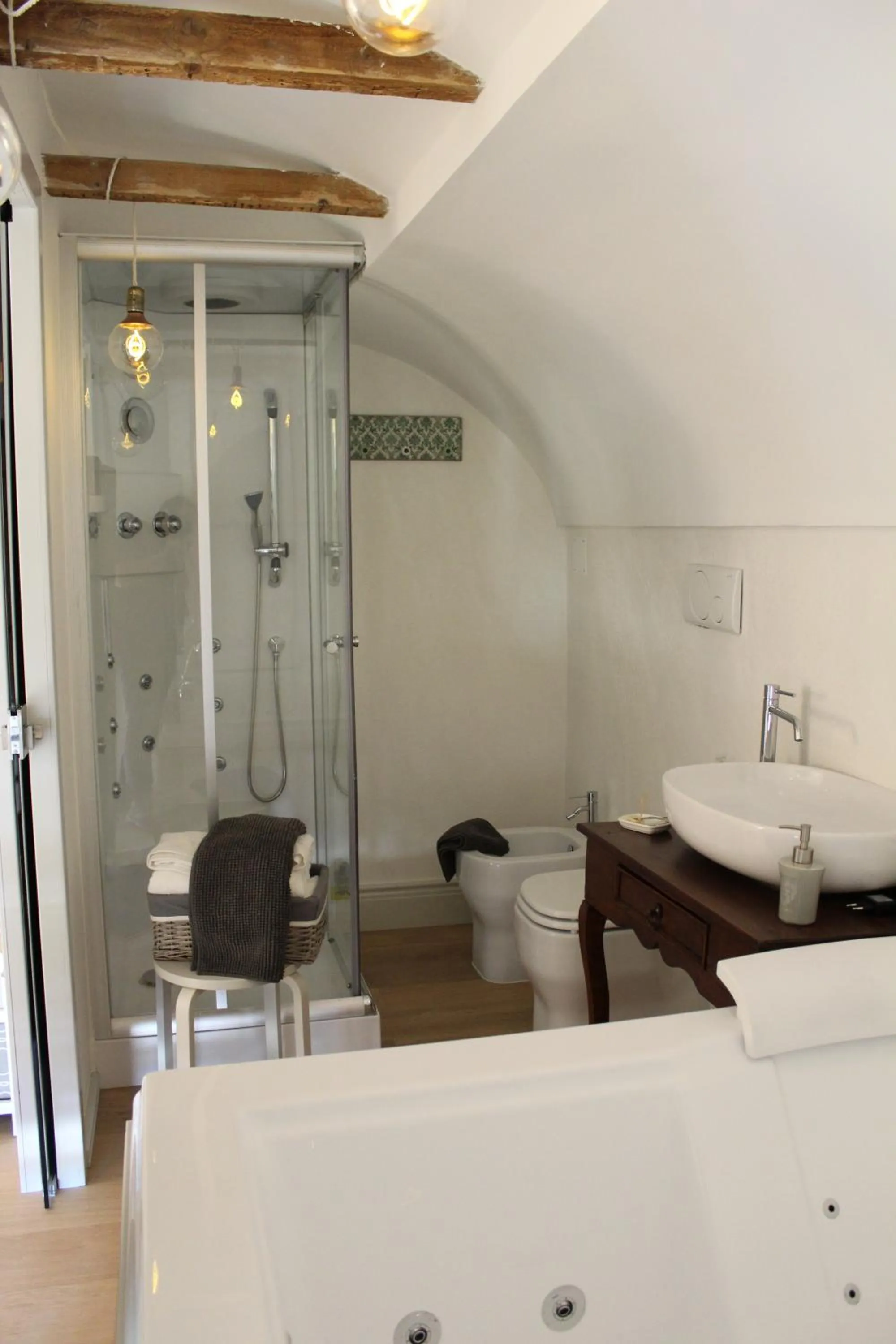 Bathroom in Palazzo Mandurino luxury relais