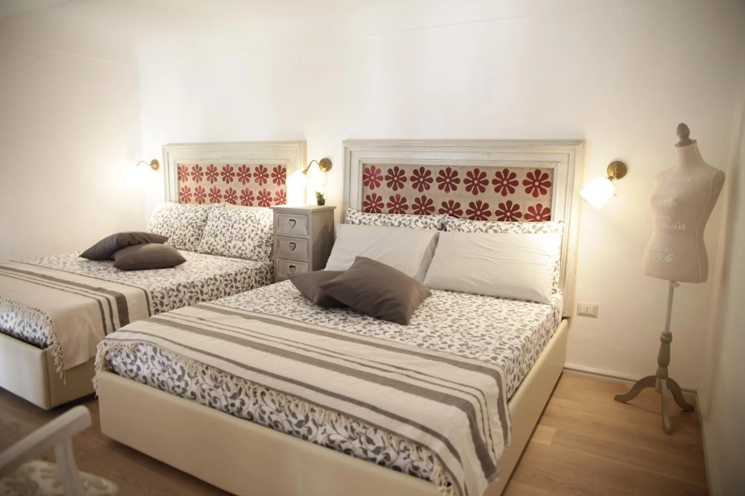 Bed in Palazzo Mandurino luxury relais