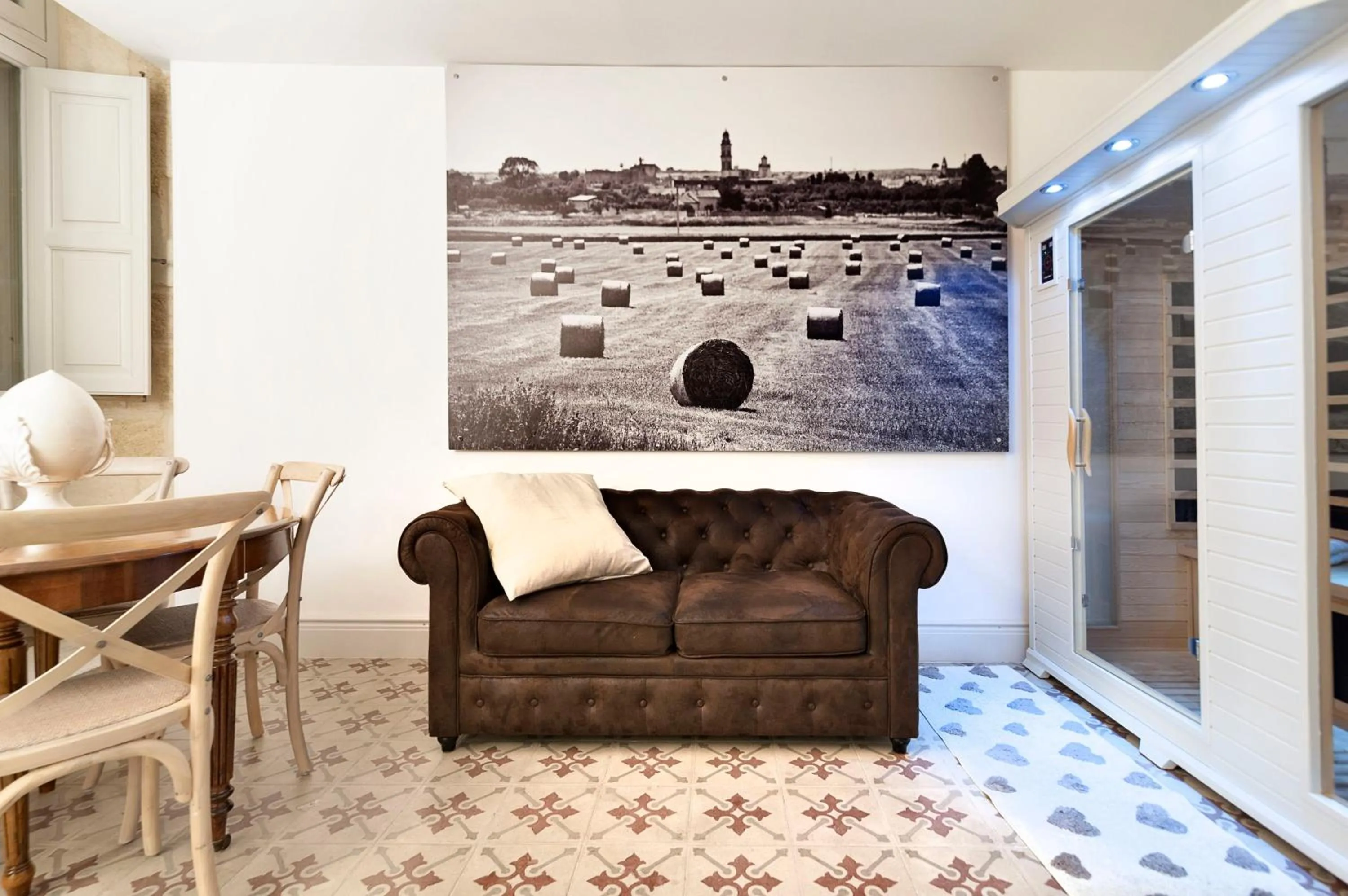 Sauna in Palazzo Mandurino luxury relais