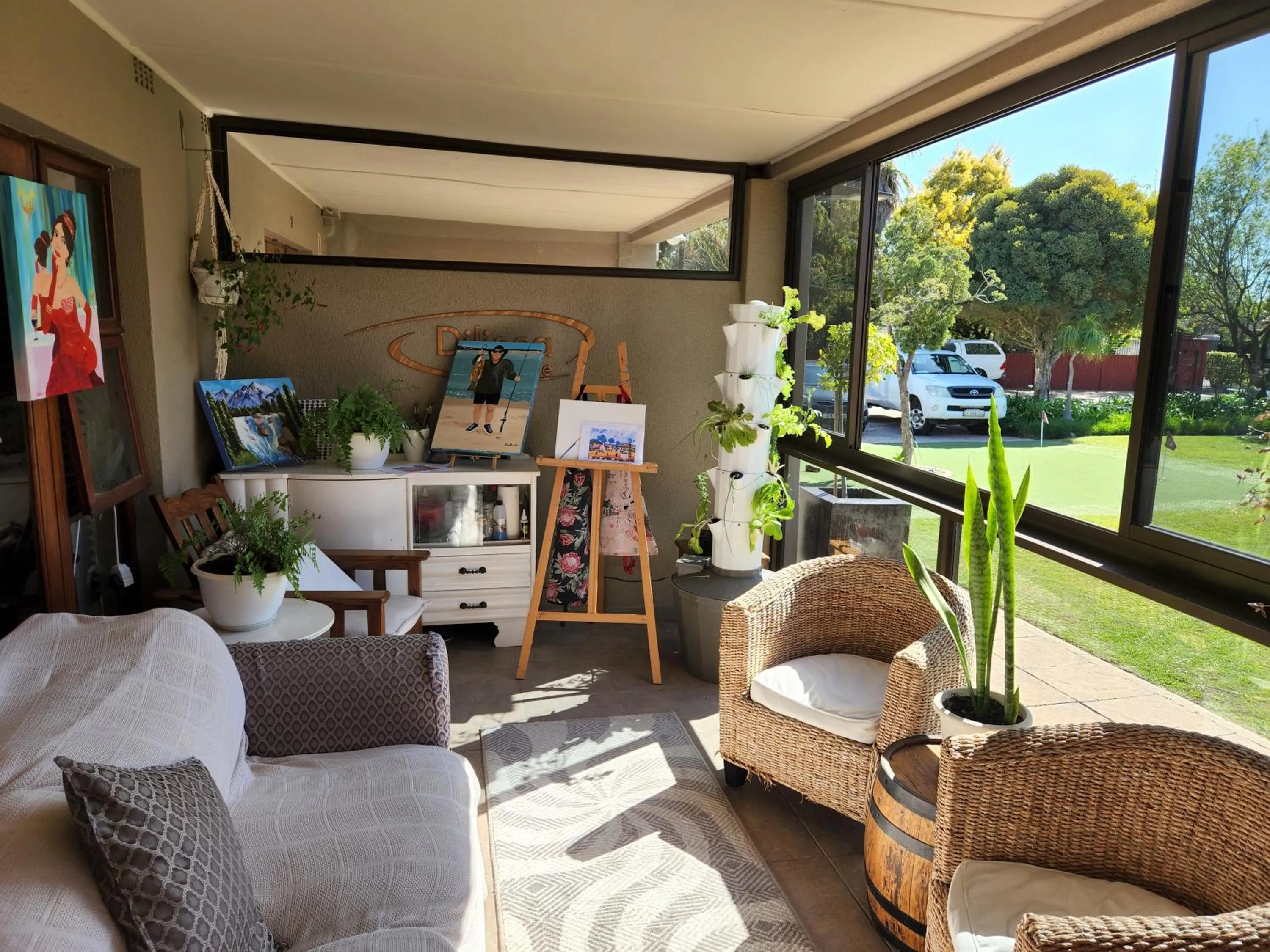 sunbed in Dilisca Guesthouse