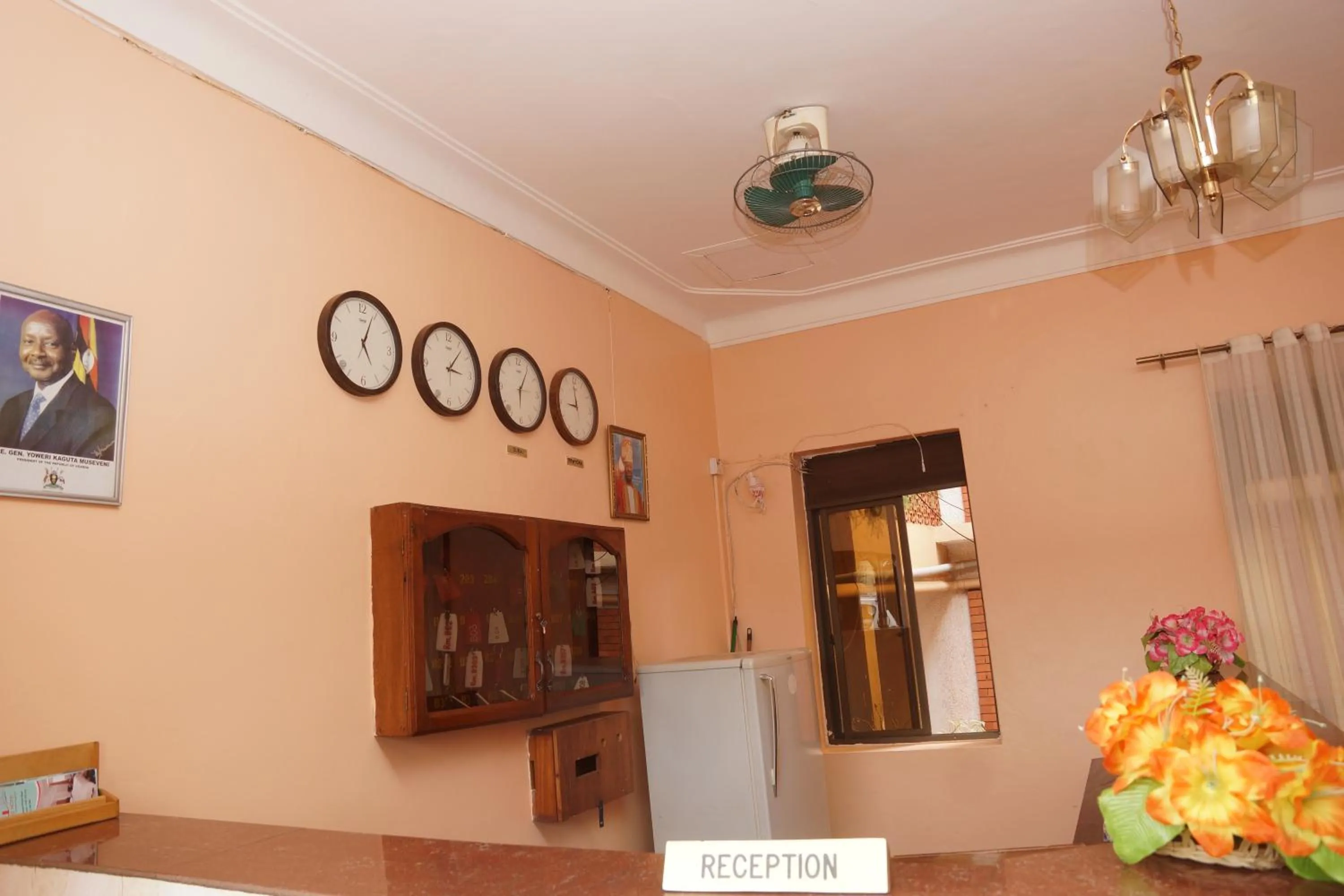 Lobby or reception in Florida Hotel Zaana Kampala