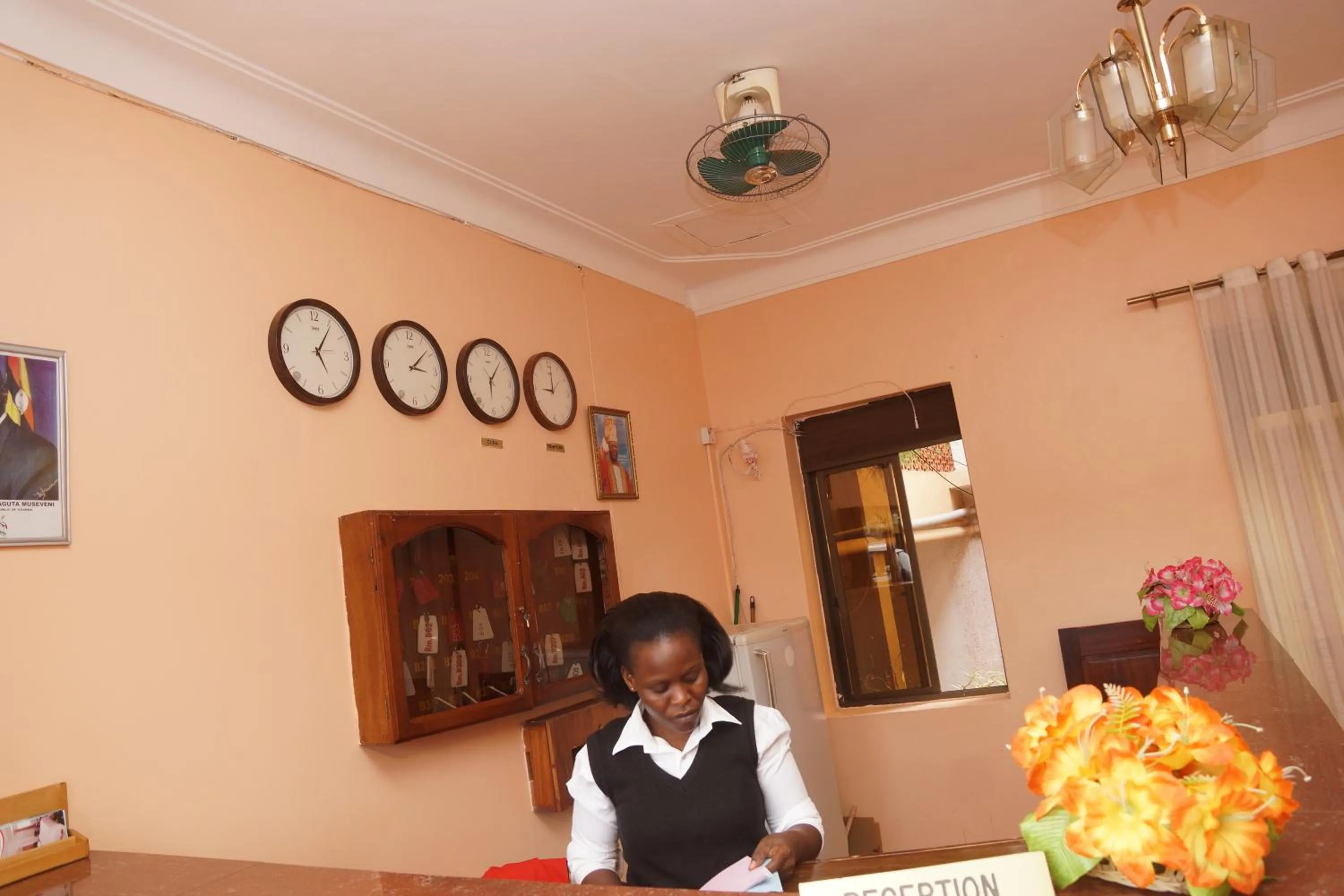 Lobby or reception in Florida Hotel Zaana Kampala