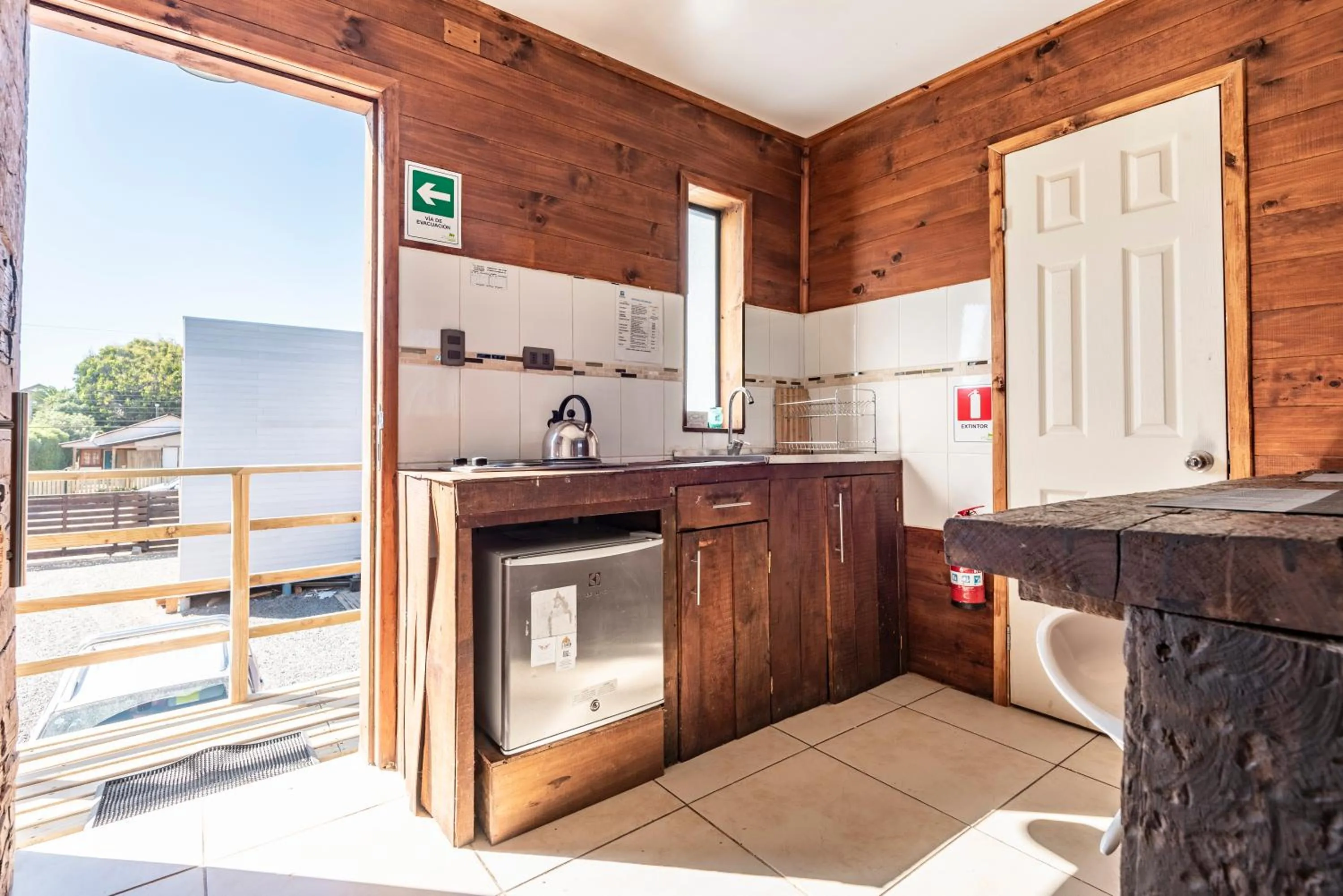 Kitchen or kitchenette in Pichilemu Apart Hotel
